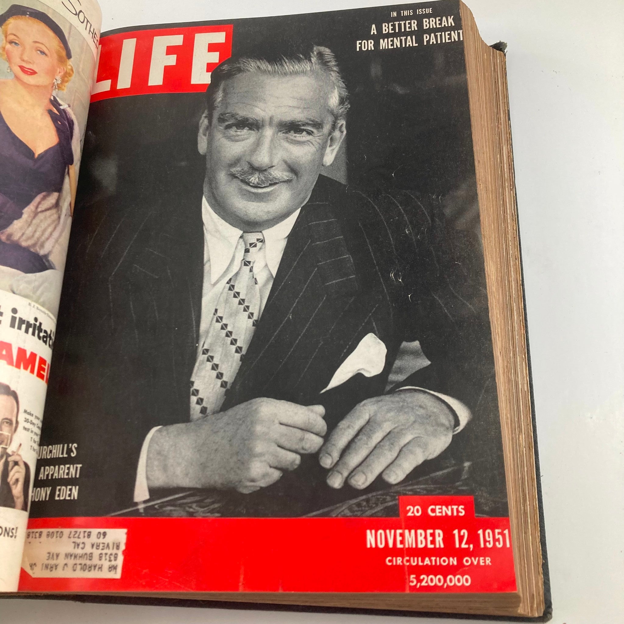 VTG 1951 Bound Life Magazine October - December Weekly Issue