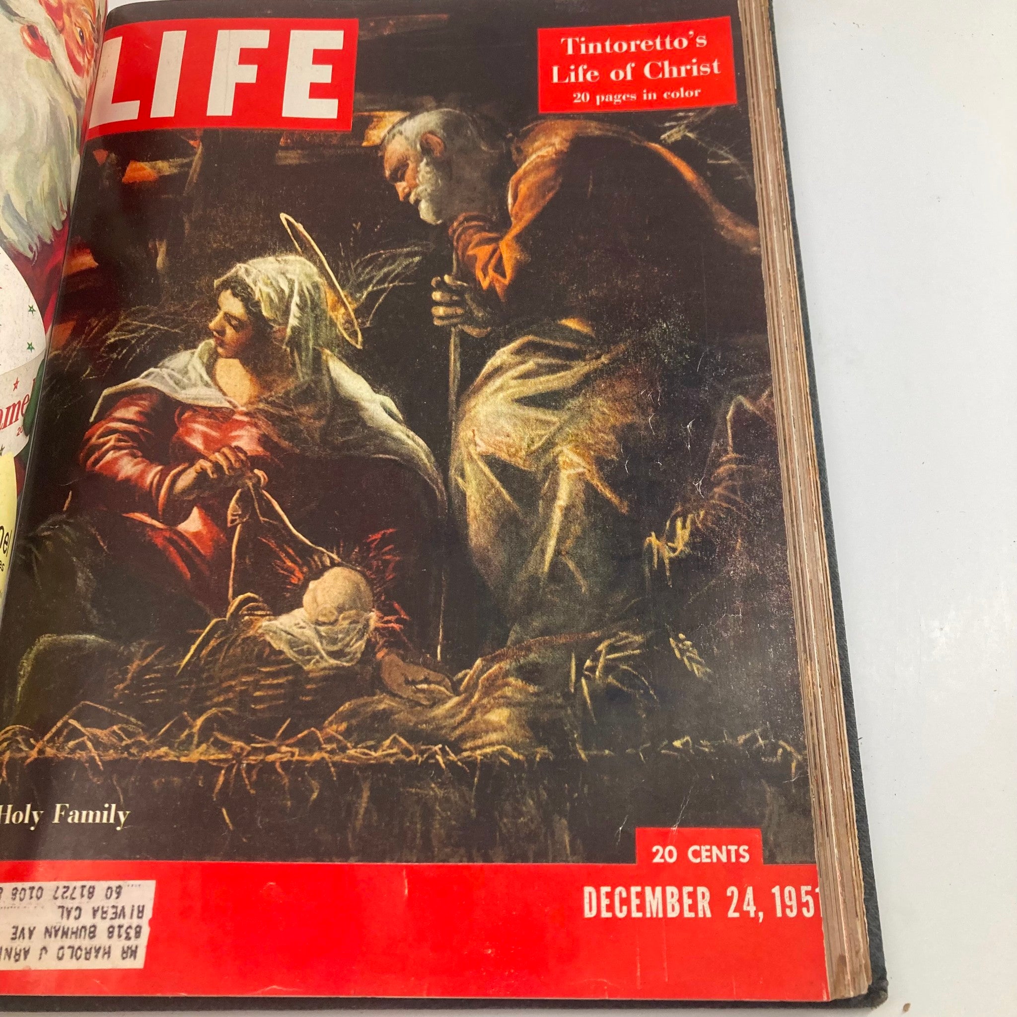 VTG 1951 Bound Life Magazine October - December Weekly Issue