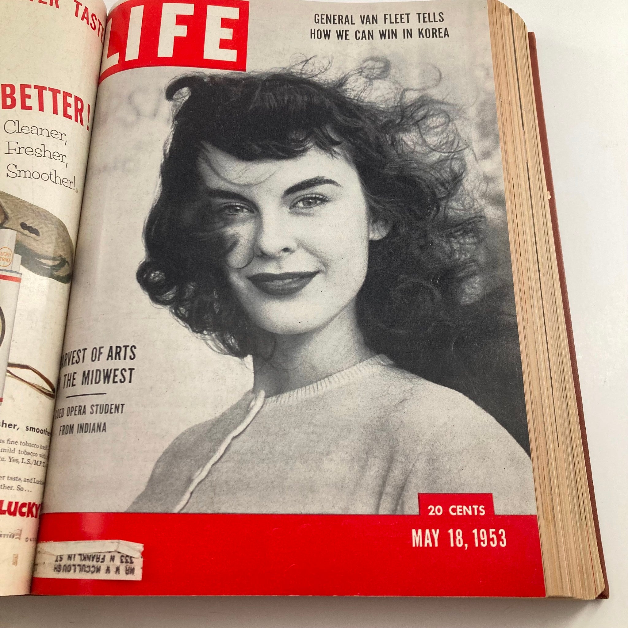 VTG 1953 Bound Life Magazine April - June Weekly Issue Marilyn Monroe