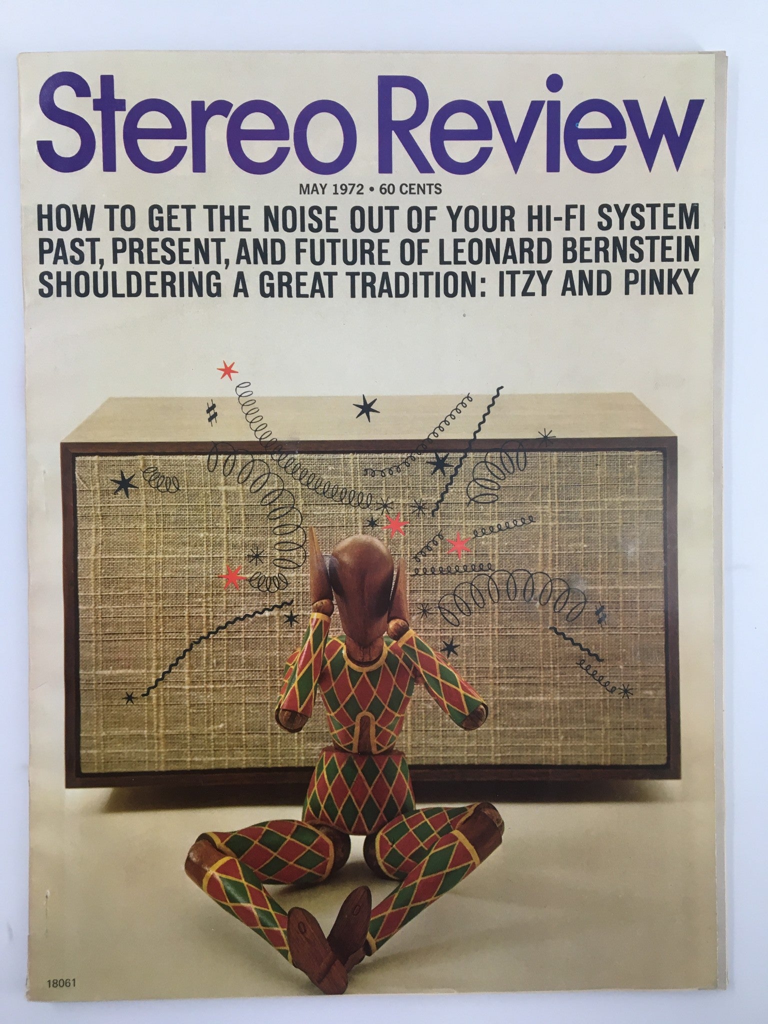 VTG Stereo Review Magazine May 1972 A Great Tradition of Itzy and Pinky No Label