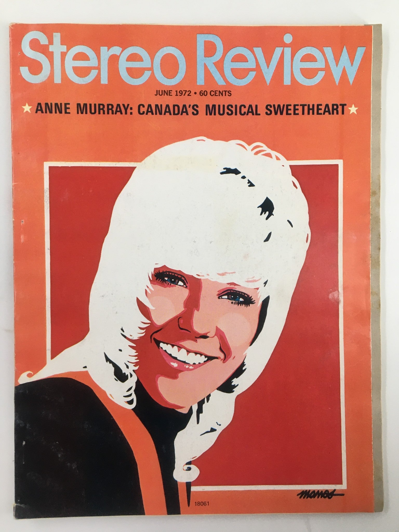 VTG Stereo Review Magazine June 1972 Anne Murray Musical Sweetheart No Label