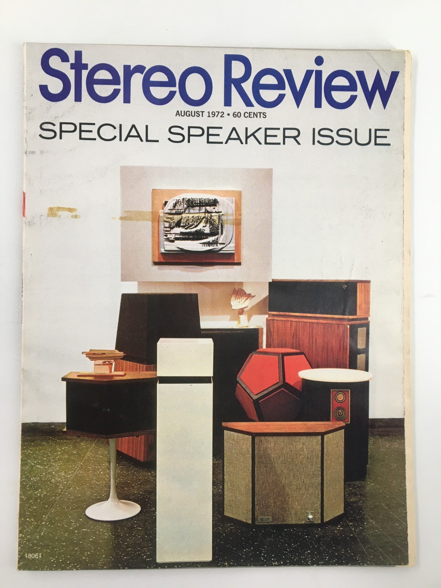 VTG Stereo Review Magazine August 1972 Rodrigues on Loud Speakers No Label