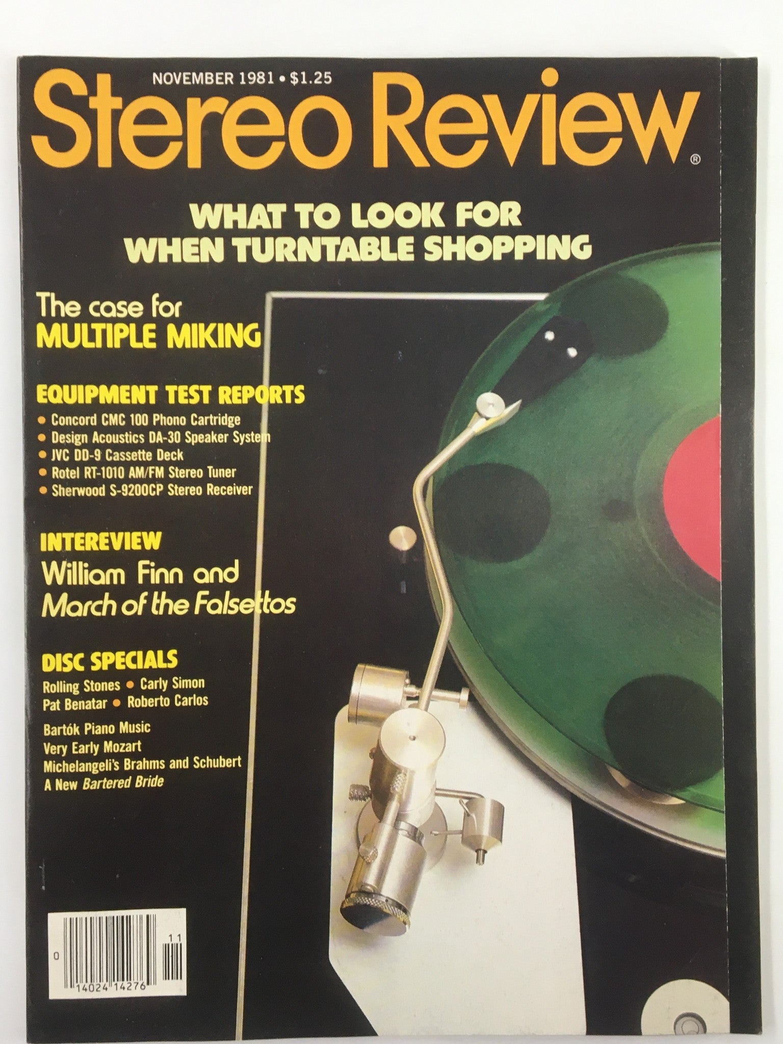 VTG Stereo Review Magazine November 1981 The Case of Multiple Miking No Label