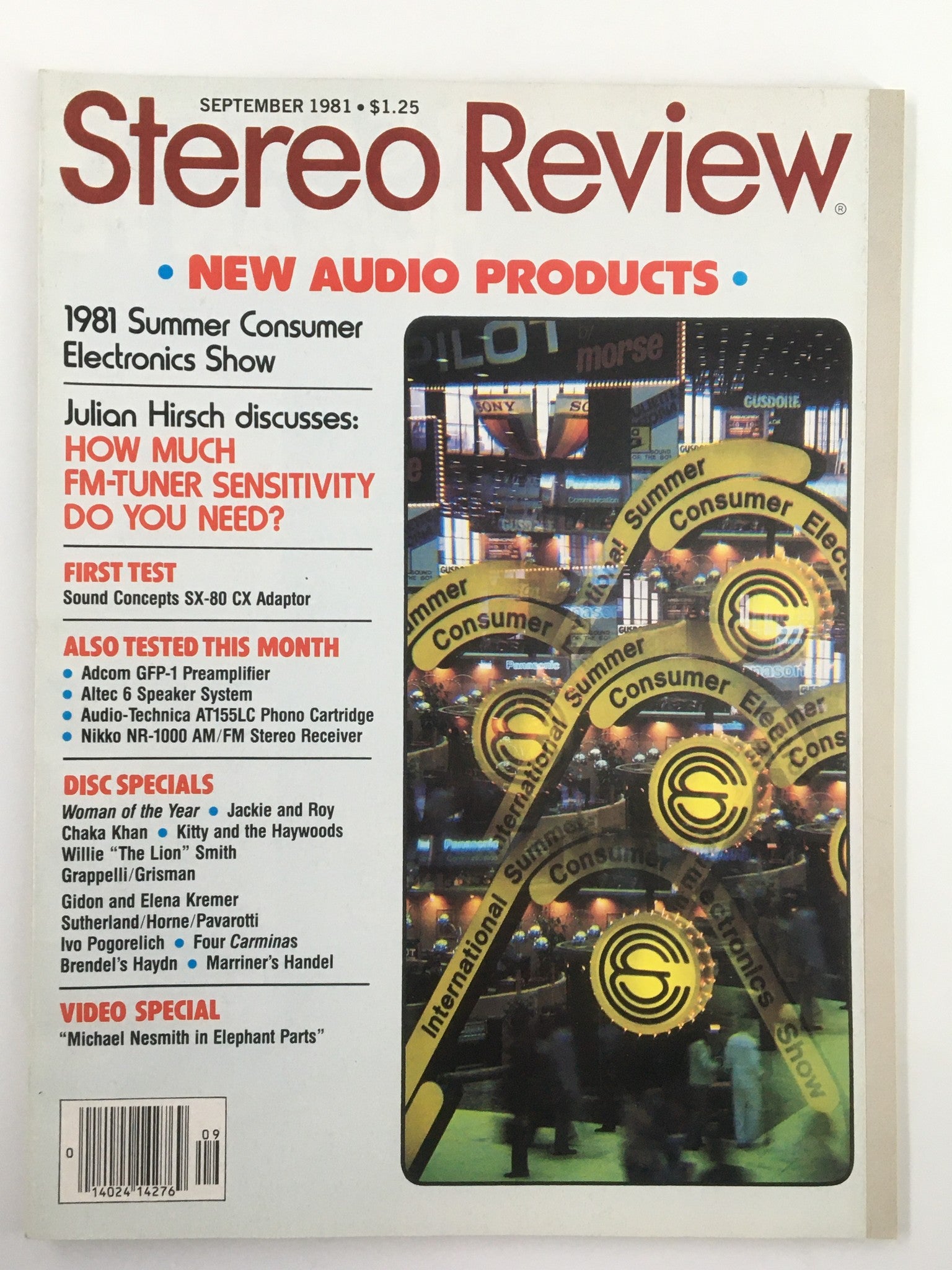 VTG Stereo Review Magazine September 1981 Sound Concepts SX-80 CX No Label