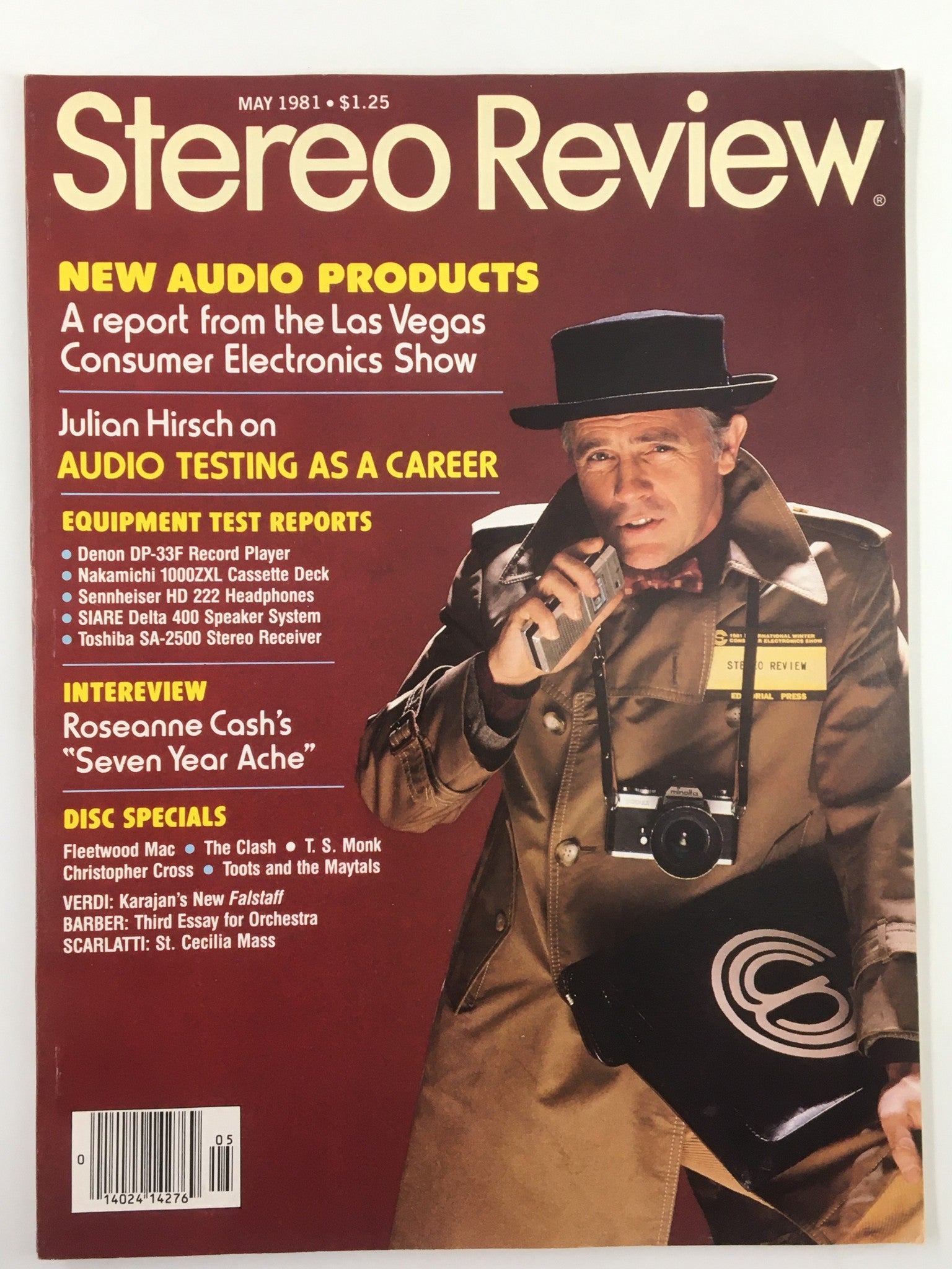 VTG Stereo Review Magazine May 1981 Roseanne Cash's Seven Year Ache No Label