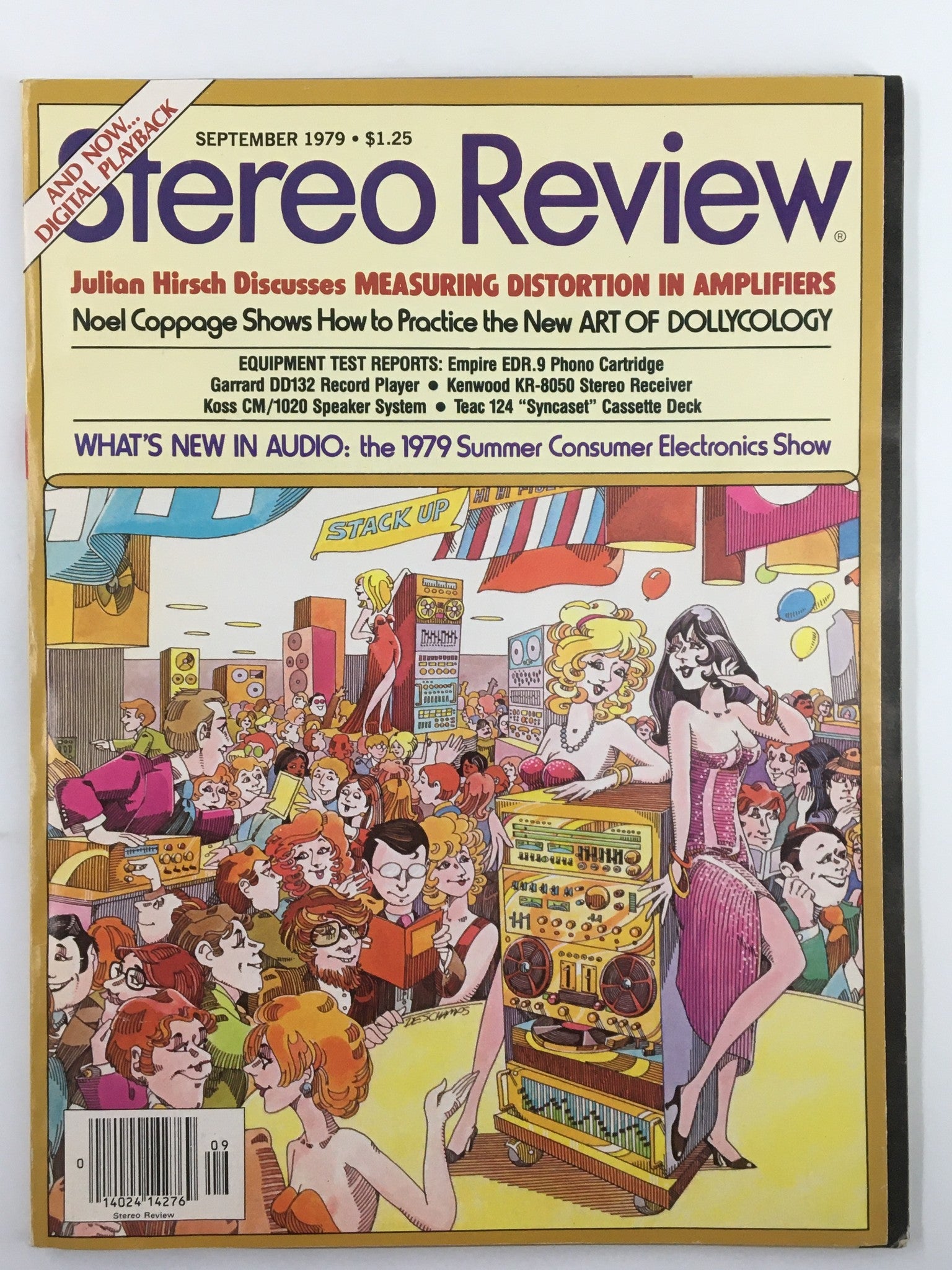 VTG Stereo Review Magazine September 1979 Noel Coppage Art Dollycology No Label