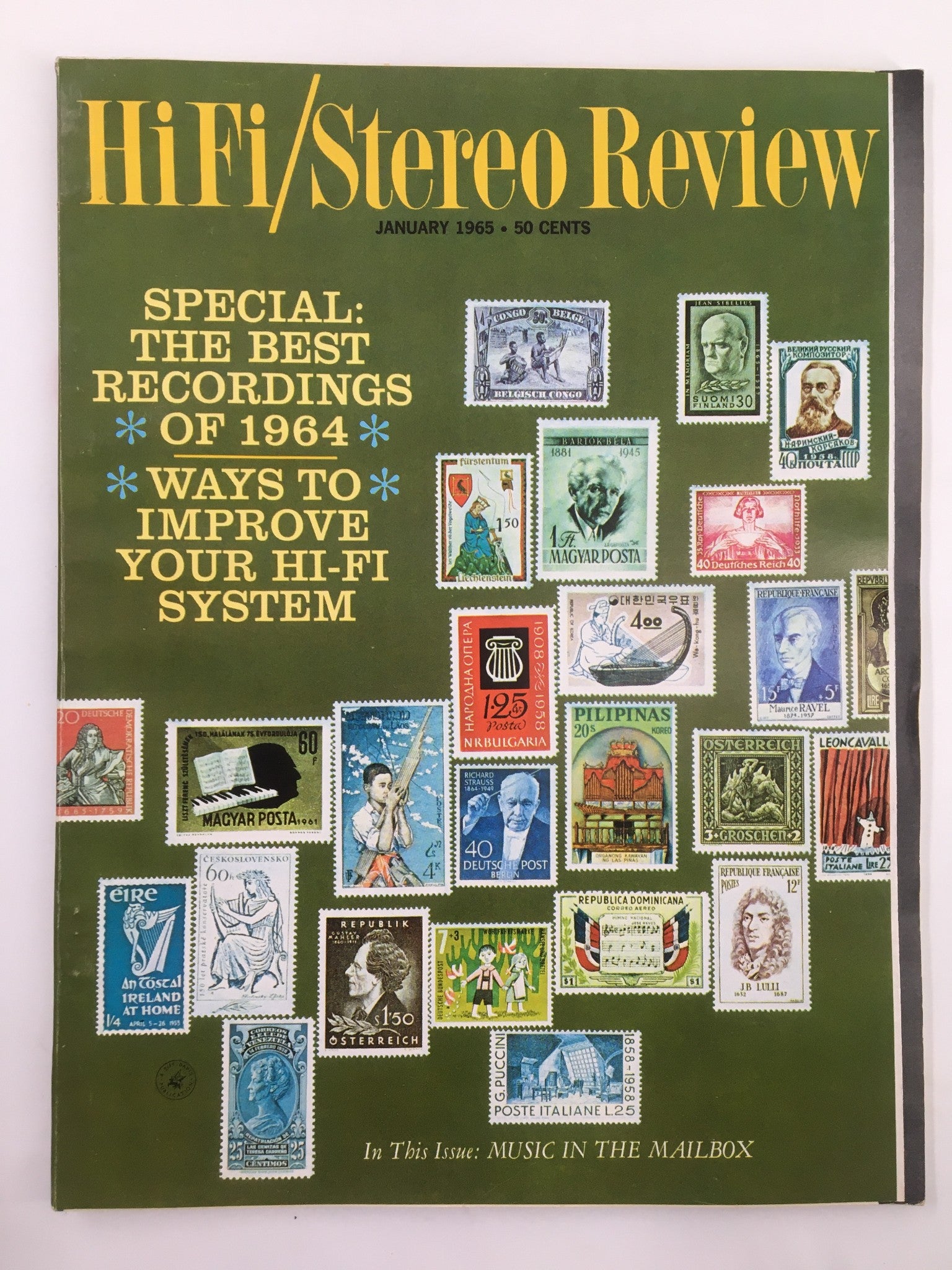 VTG HiFi/Stereo Review Magazine January 1965 Improve Your Hi-Fi System No Label