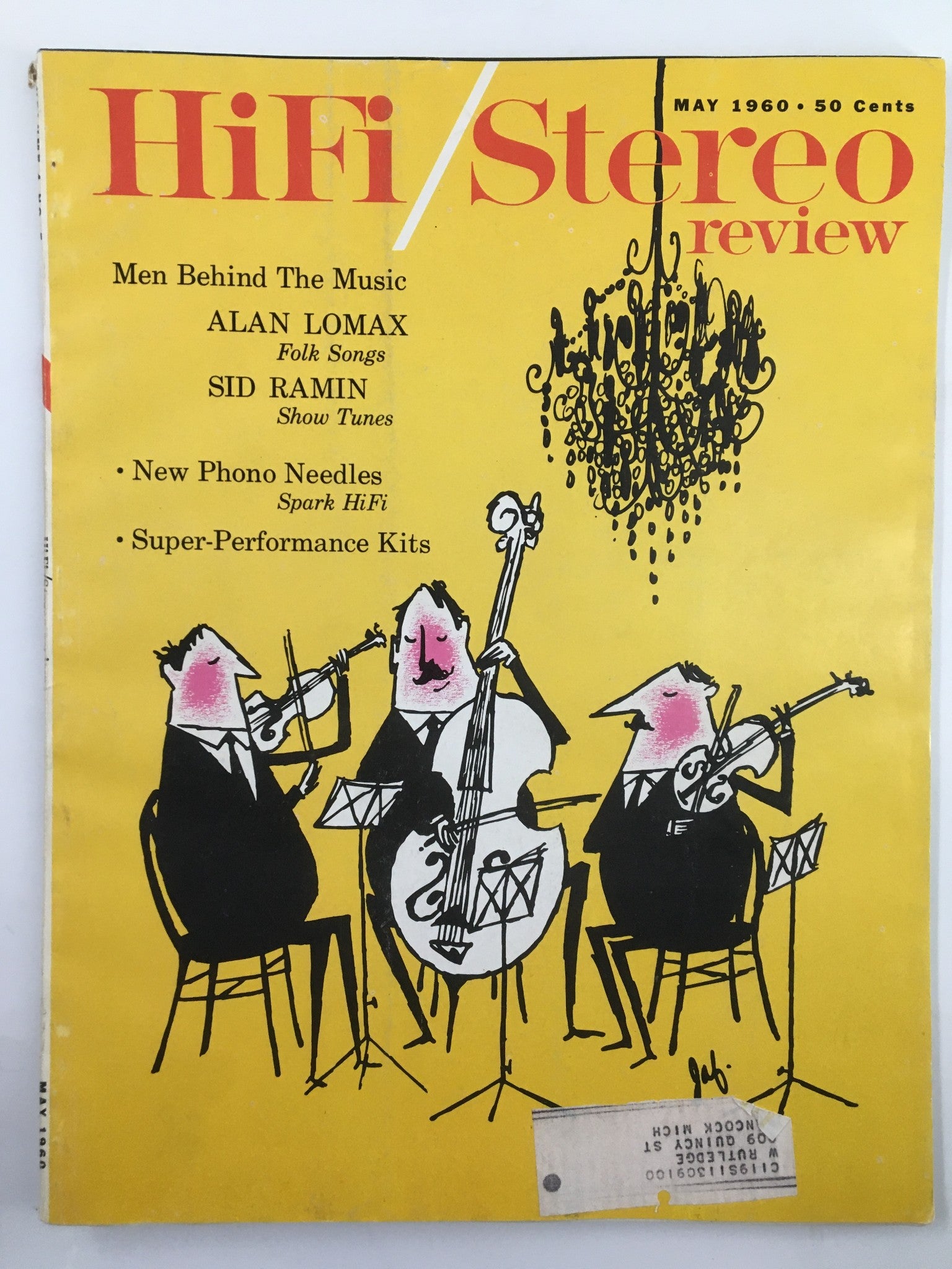 VTG HiFi/Stereo Review Magazine May 1960 Alan Lomax and Sid Ramin