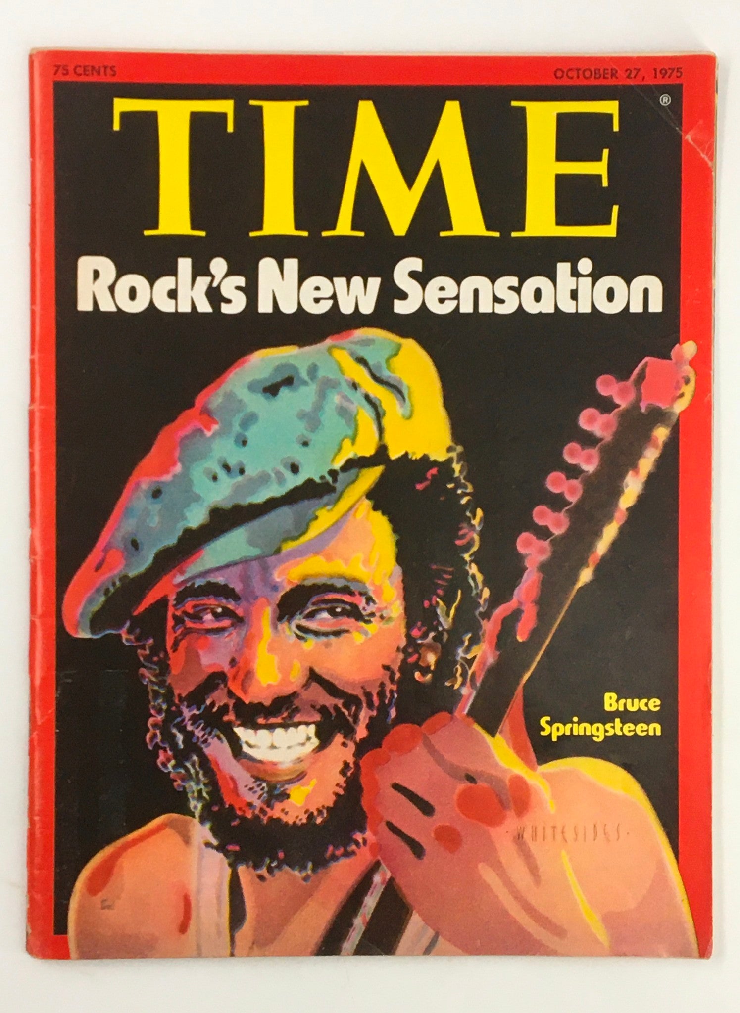 VTG Time Magazine October 27 1975 Bruce Springsteen Rock New Sensation No Label