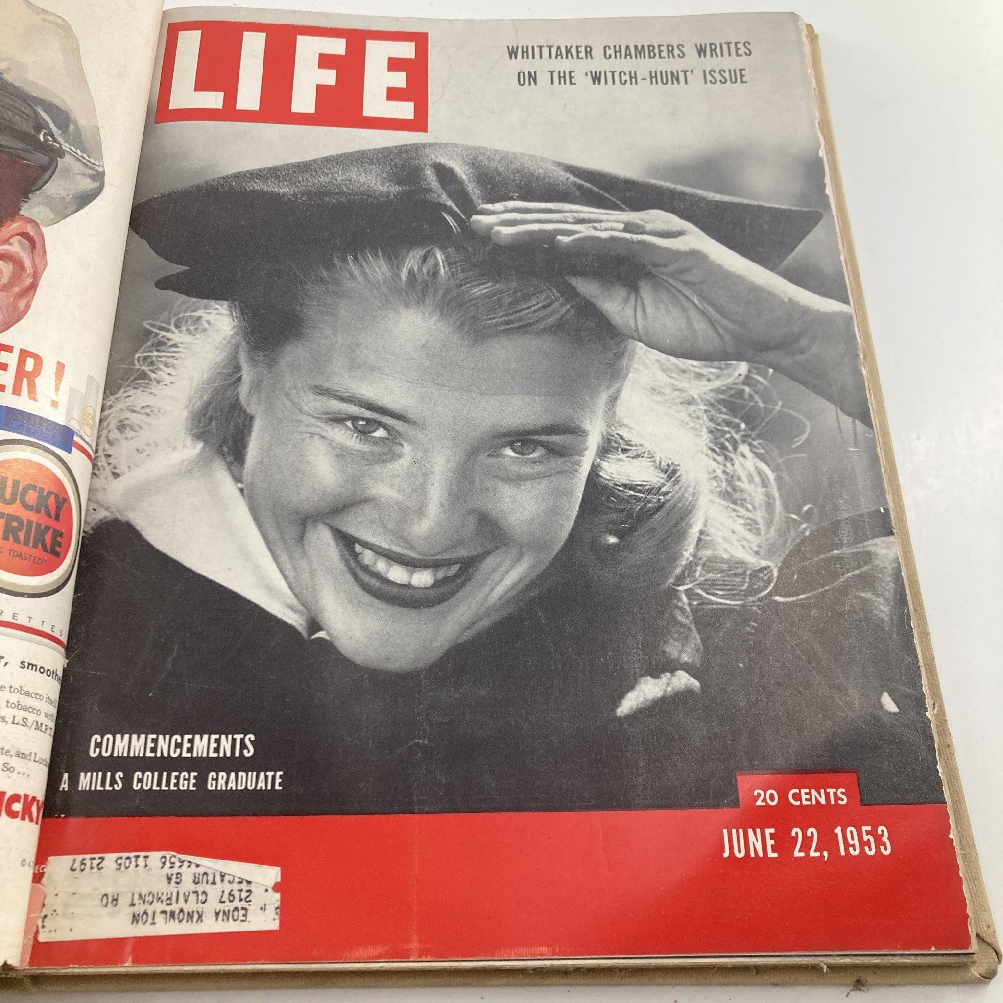 VTG 1953 Bound Life Magazine May - June Complete Weekly Issue Marilyn Monroe