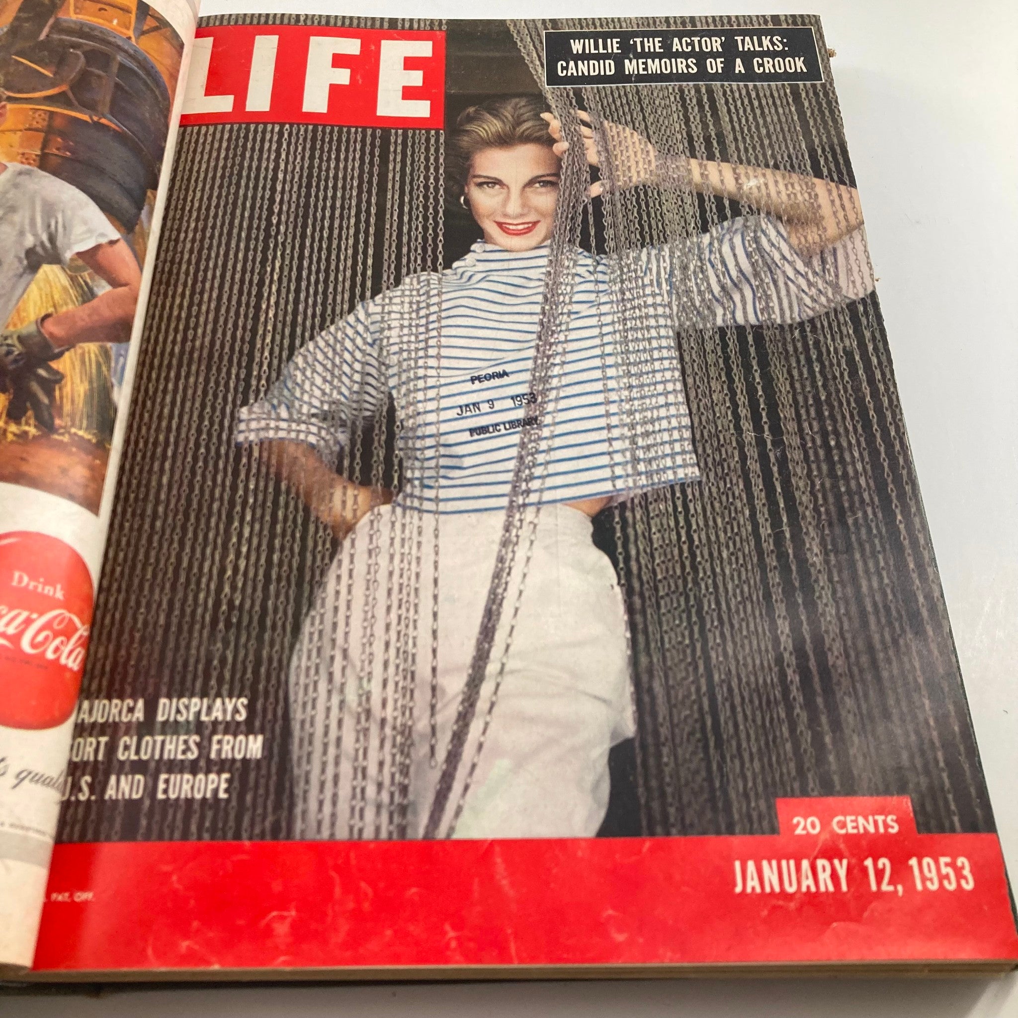 VTG 1953 Bound Life Magazine January - February Weekly Issue