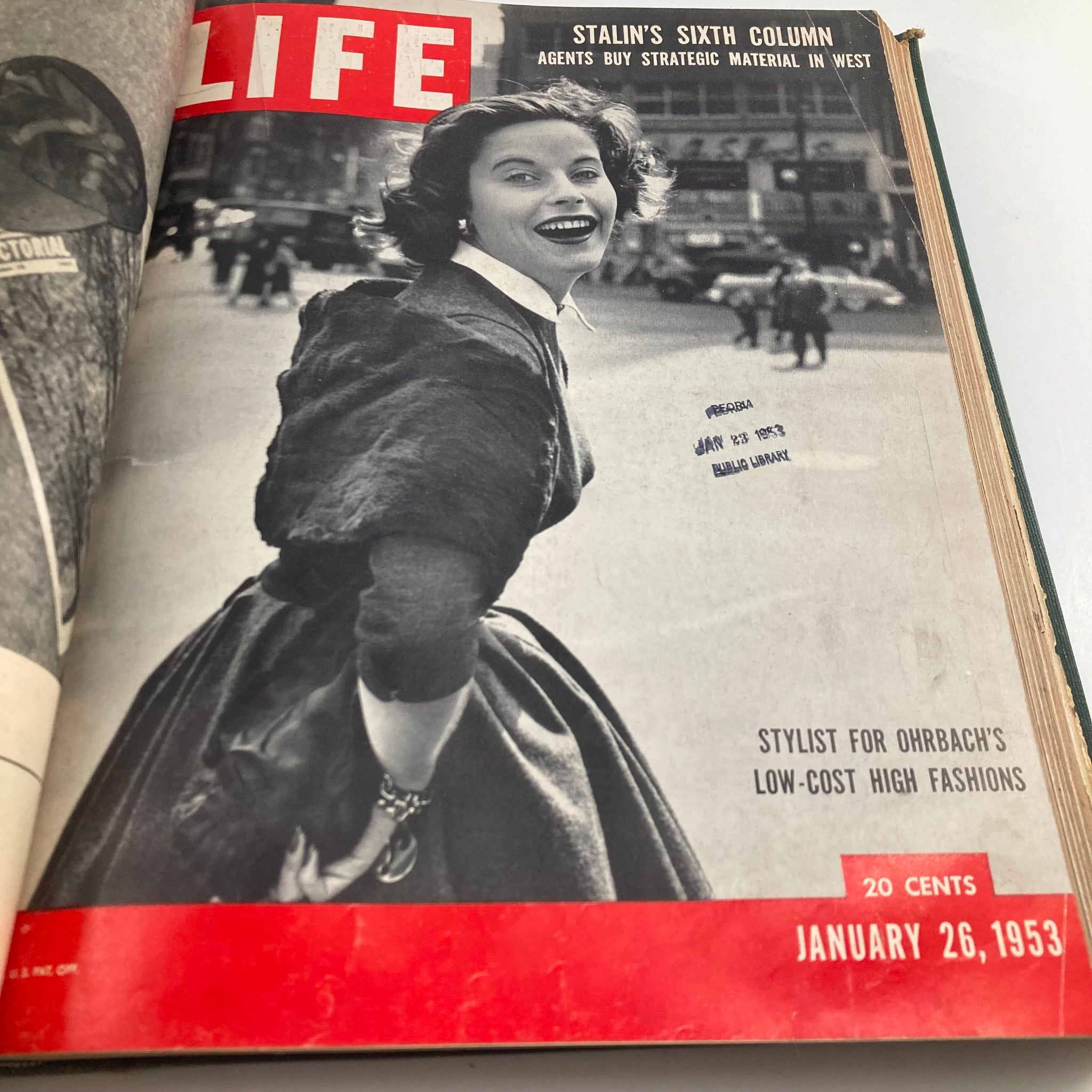 VTG 1953 Bound Life Magazine January - February Weekly Issue