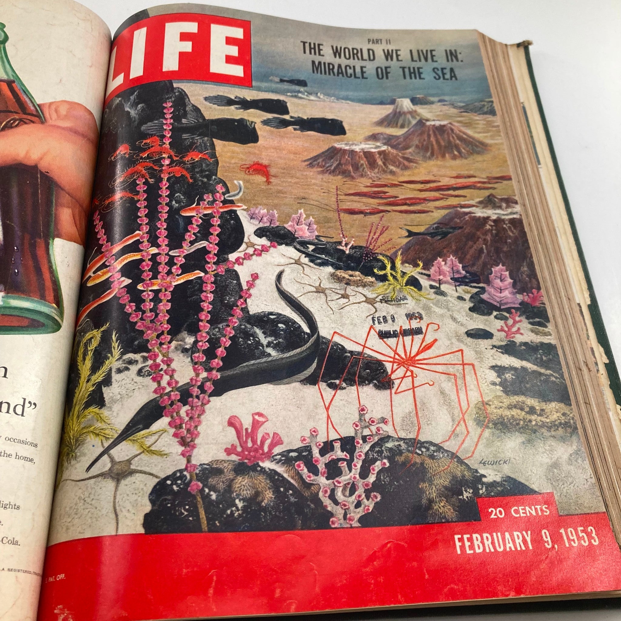 VTG 1953 Bound Life Magazine January - February Weekly Issue