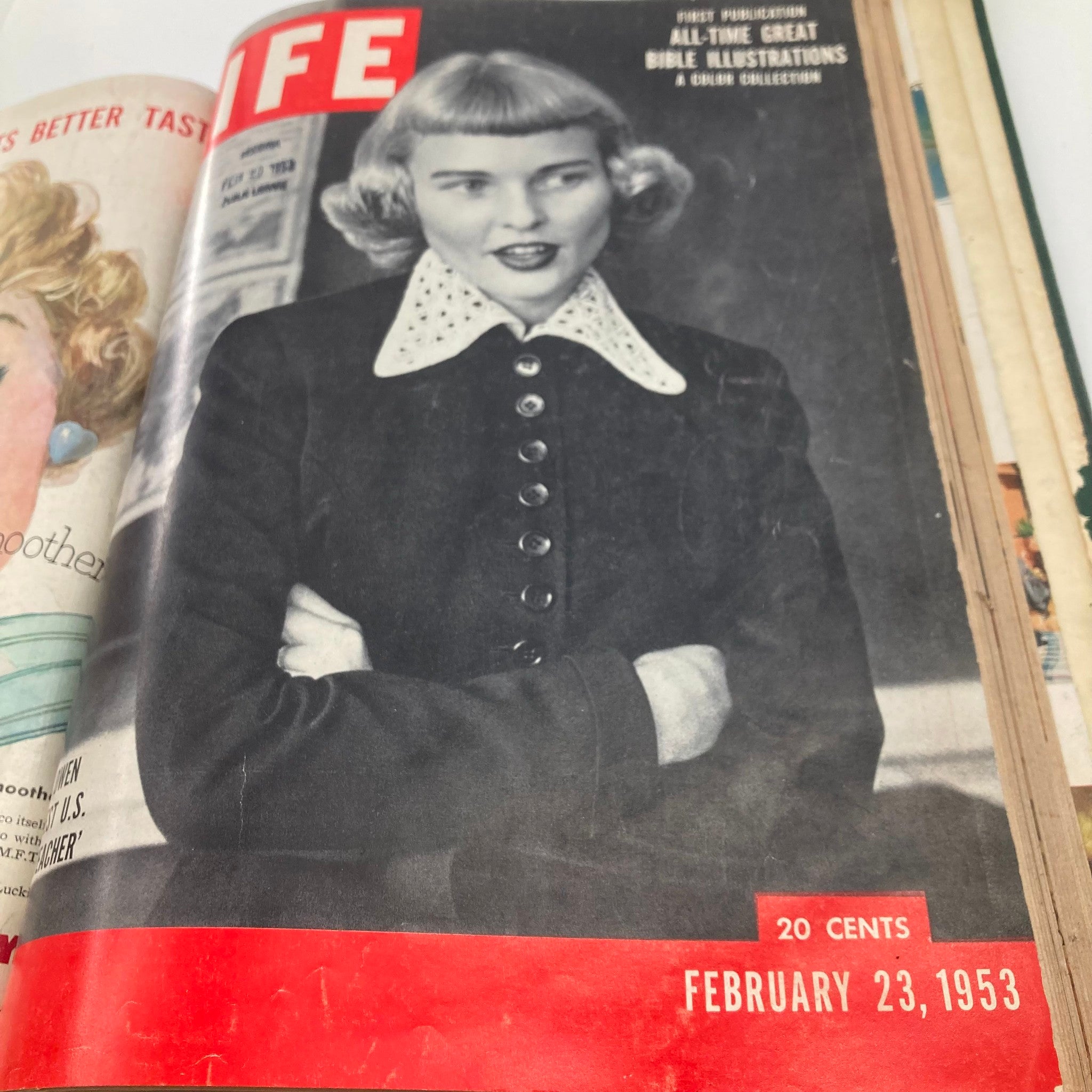 VTG 1953 Bound Life Magazine January - February Weekly Issue