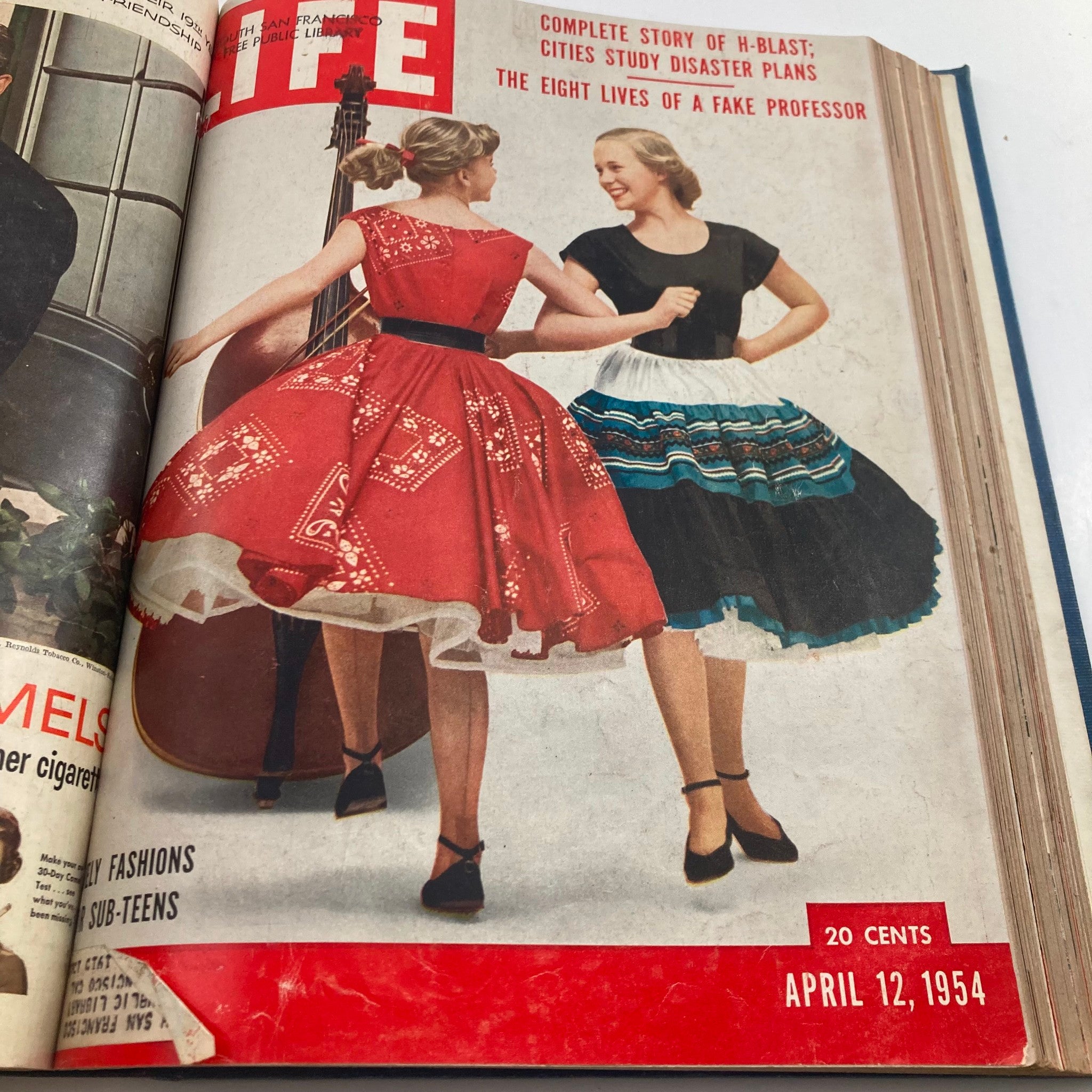 VTG 1954 Bound Life Magazine March - April Complete Weekly Issue