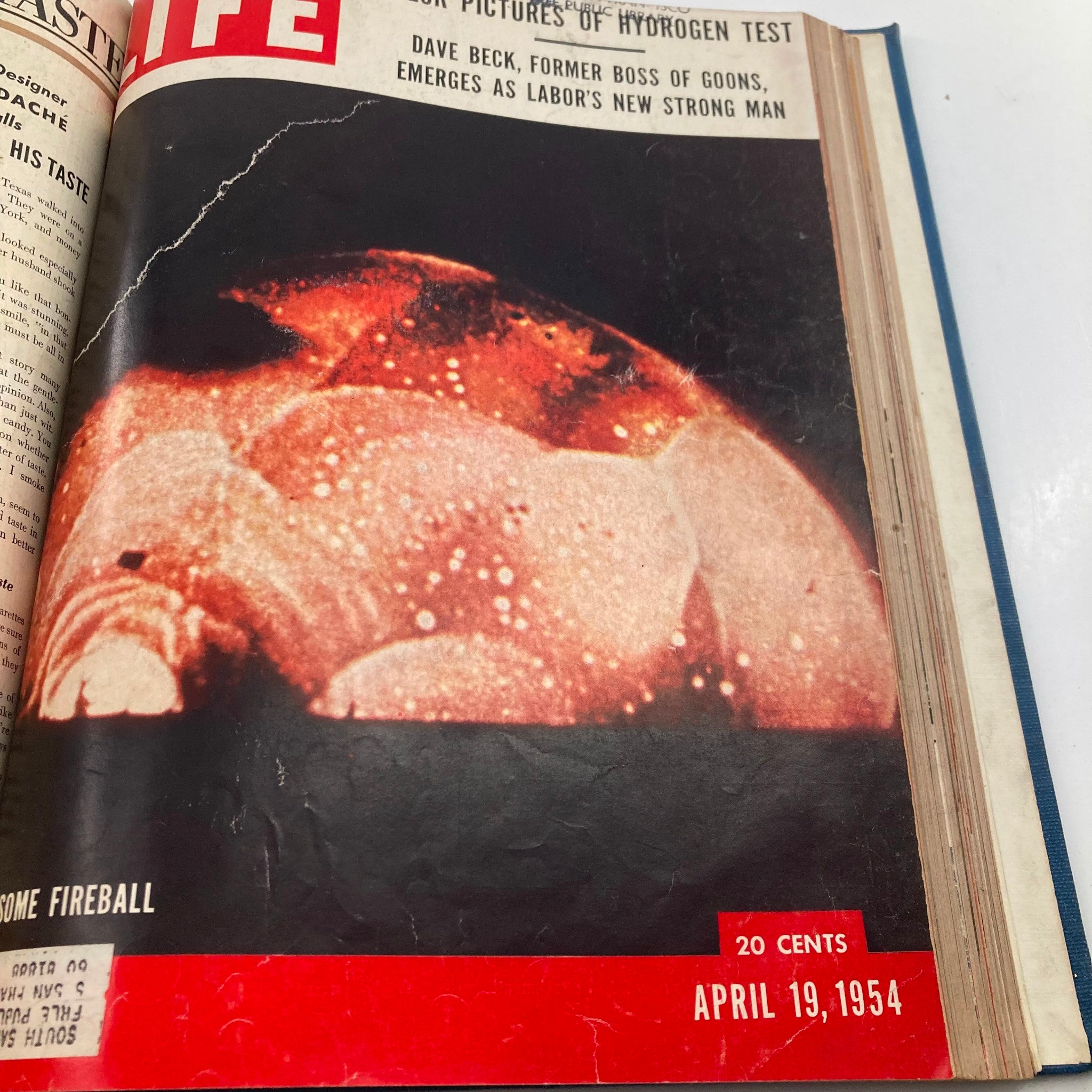 VTG 1954 Bound Life Magazine March - April Complete Weekly Issue