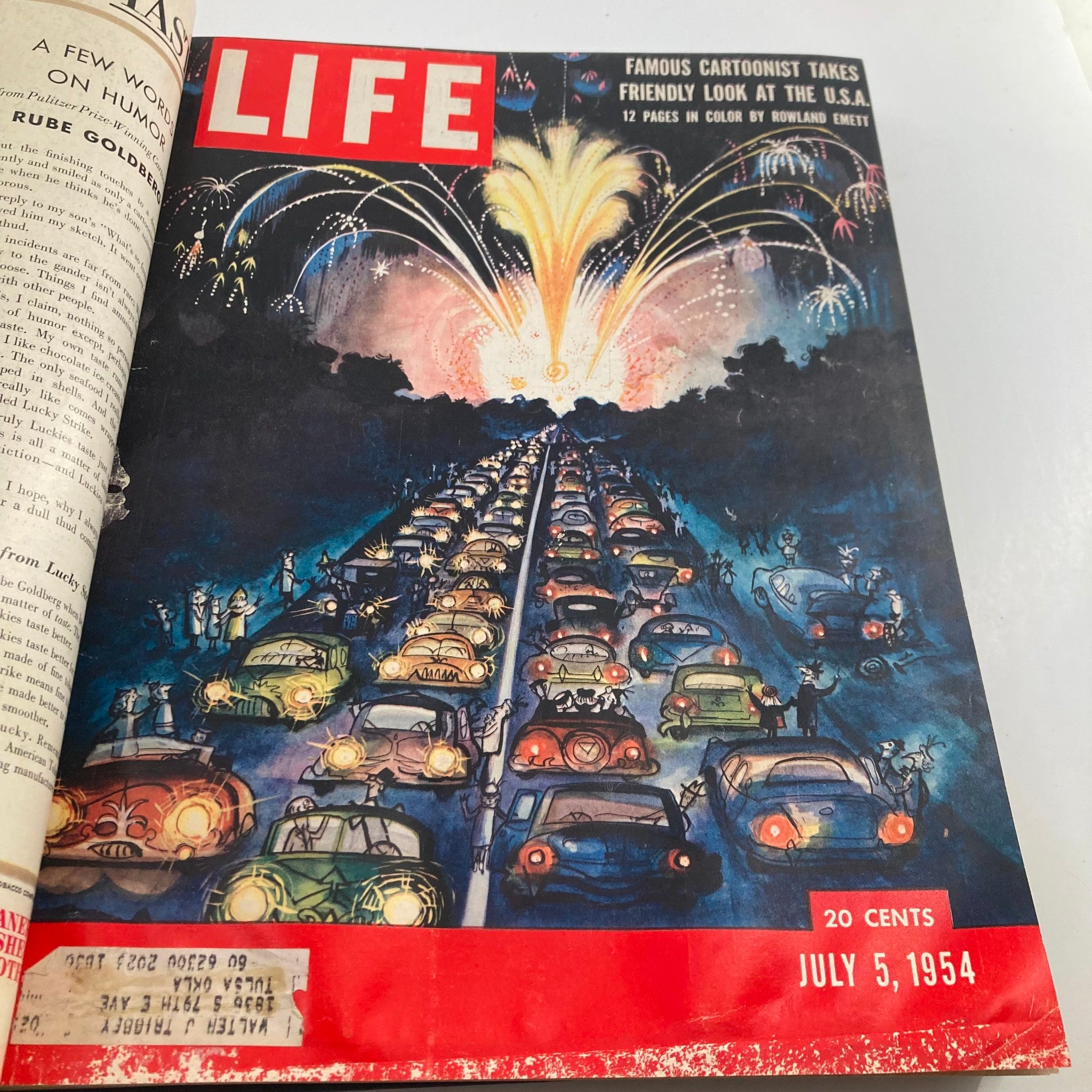 VTG 1954 Bound Life Magazine May, July - August Weekly Issue