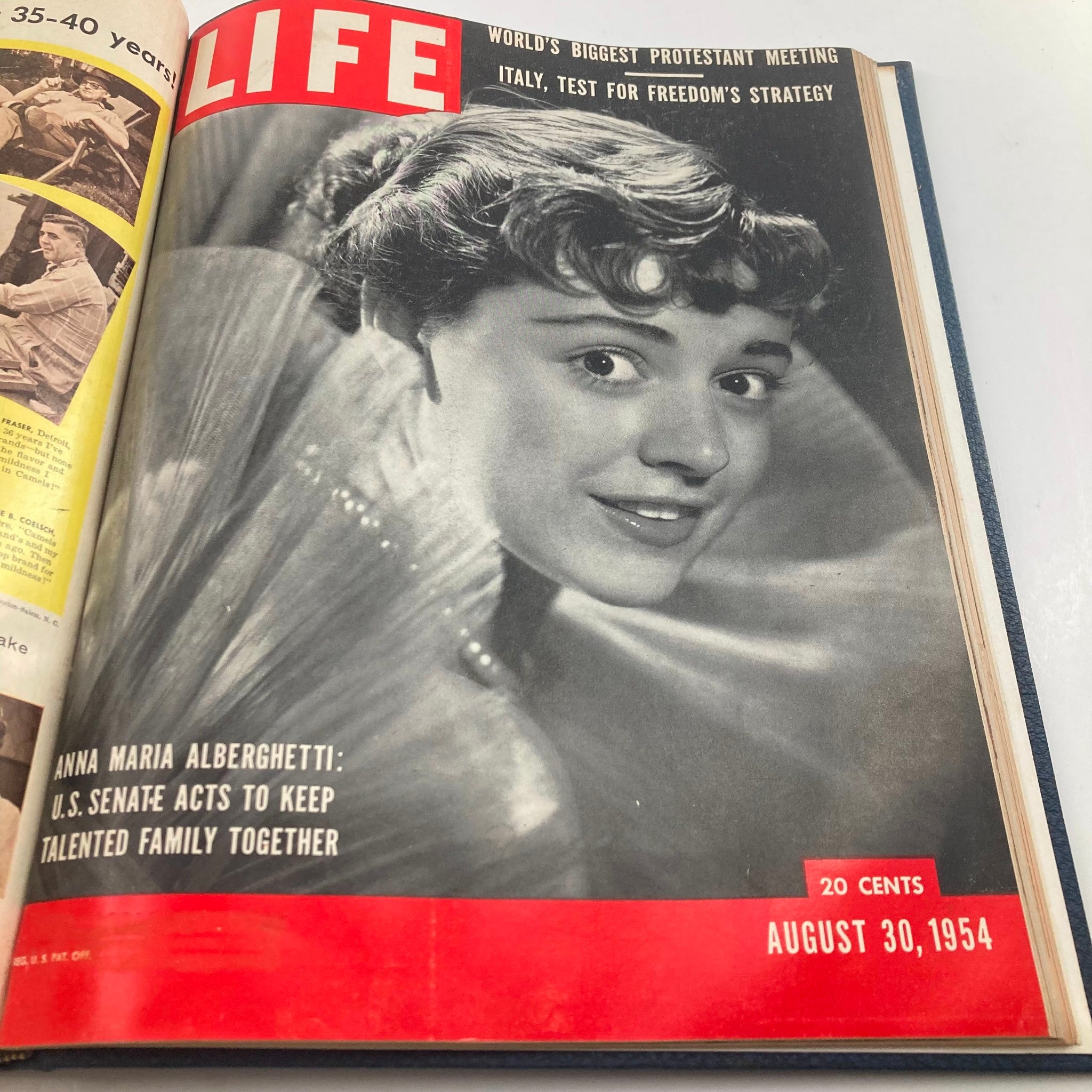 VTG 1954 Bound Life Magazine May, July - August Weekly Issue