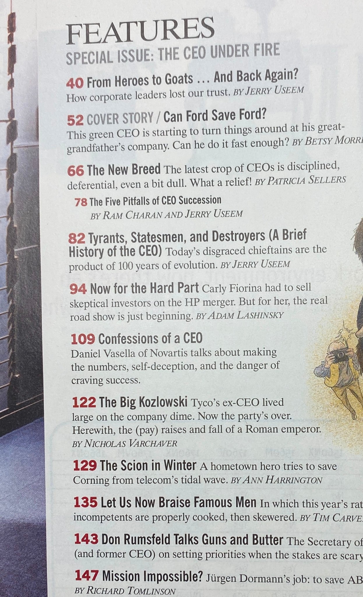 Fortune Magazine November 18, 2002 William Clay Ford Jr. Scion and CEO