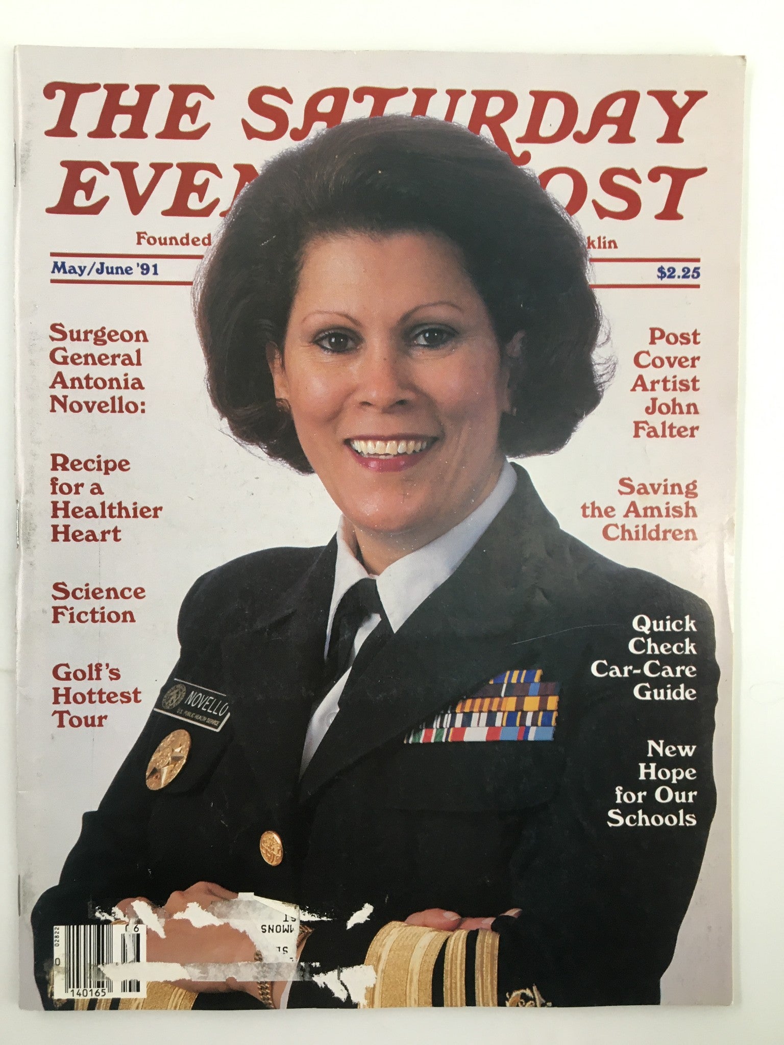 The Saturday Evening Post May 1991 Surgeon General Antonia Novello