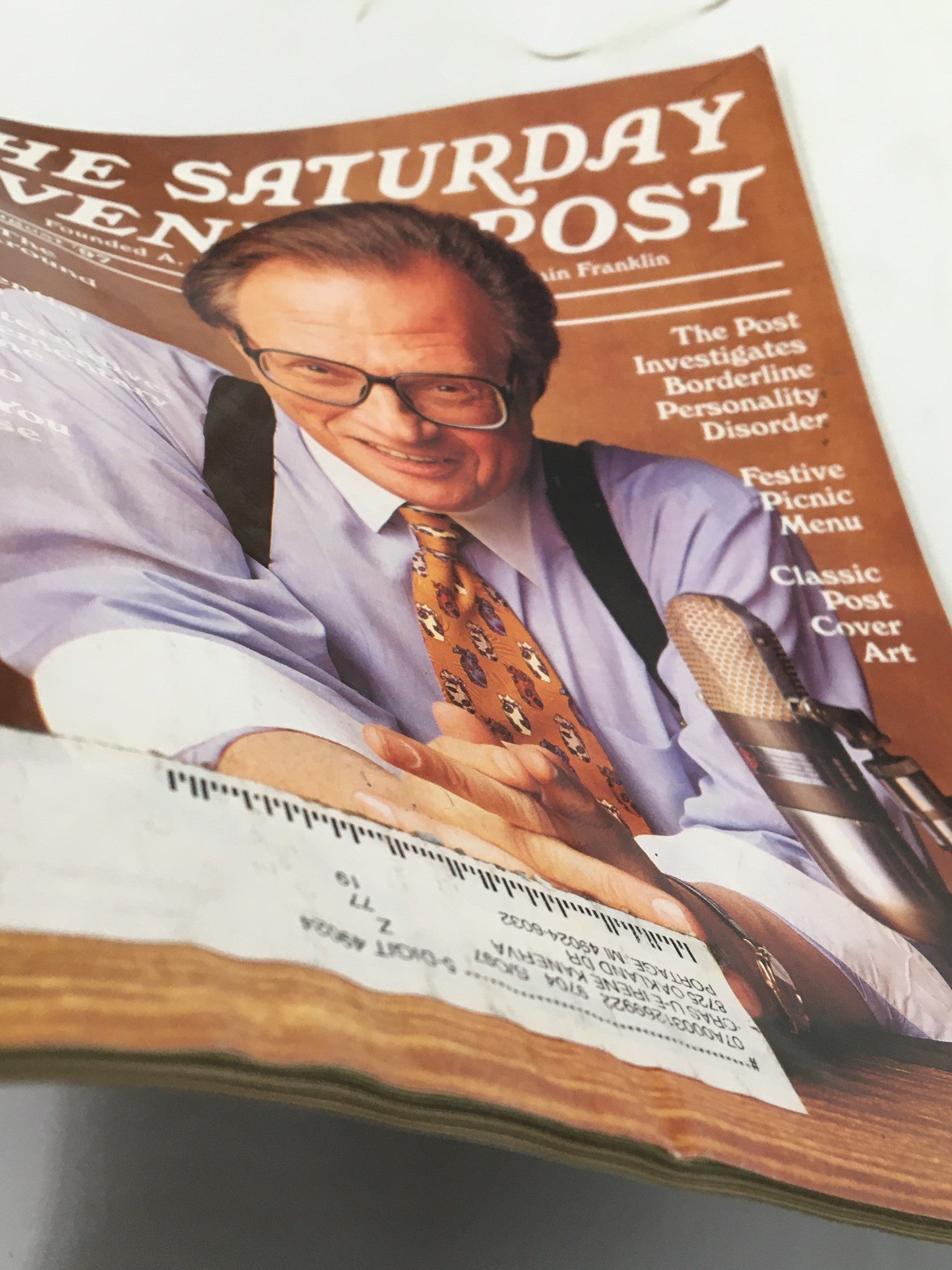 The Saturday Evening Post July 1997 Larry King in The Turn-Around King