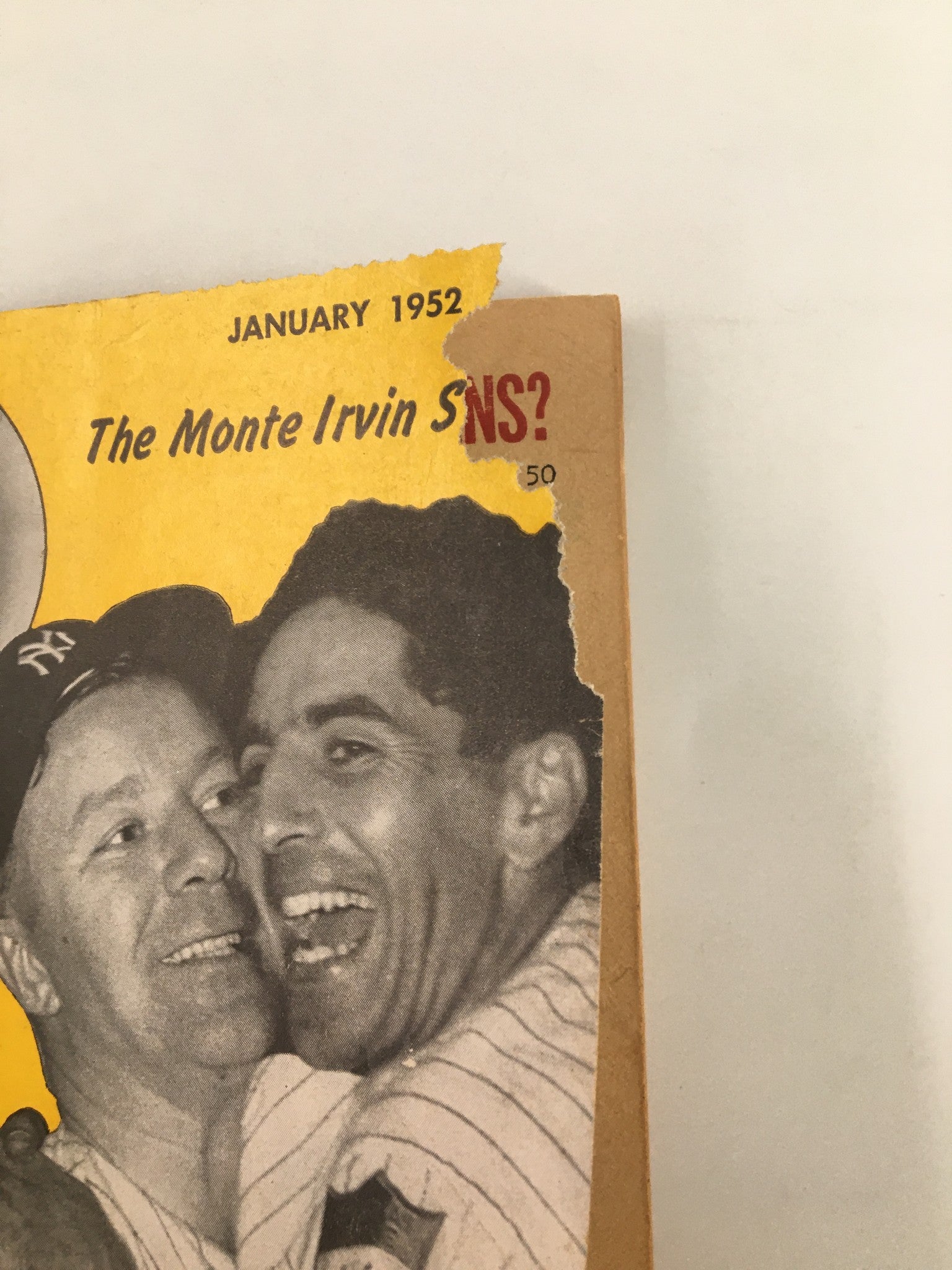 VTG Baseball Digest Magazine January 1952 Eddie Lopat & Phil Rizzuto No Label