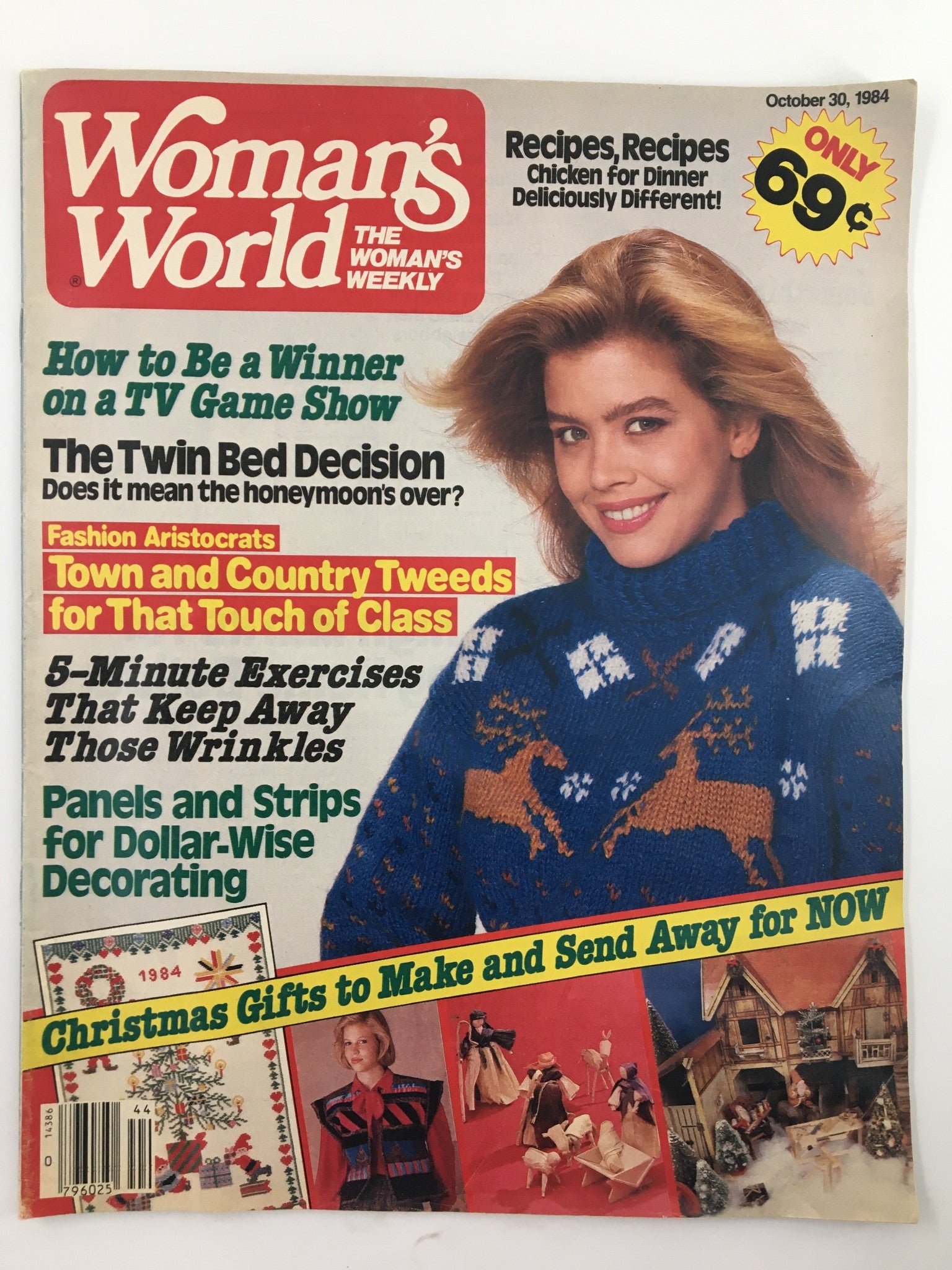 Woman's World Magazine October 30 1984 The Twin Bed Decision No Label