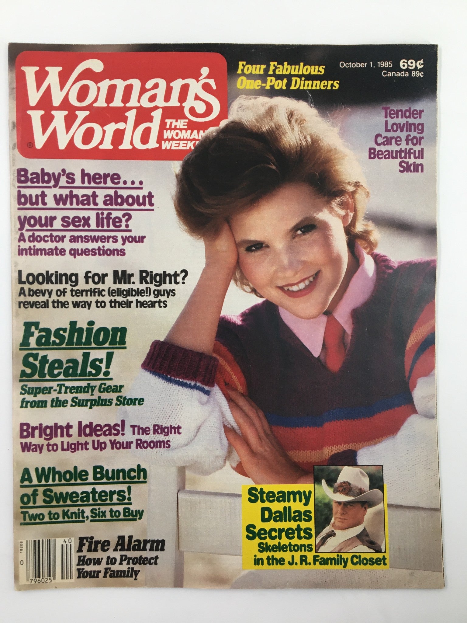 Woman's World Magazine October 1 1985 Tender Loving Care Beautiful Skin No Label