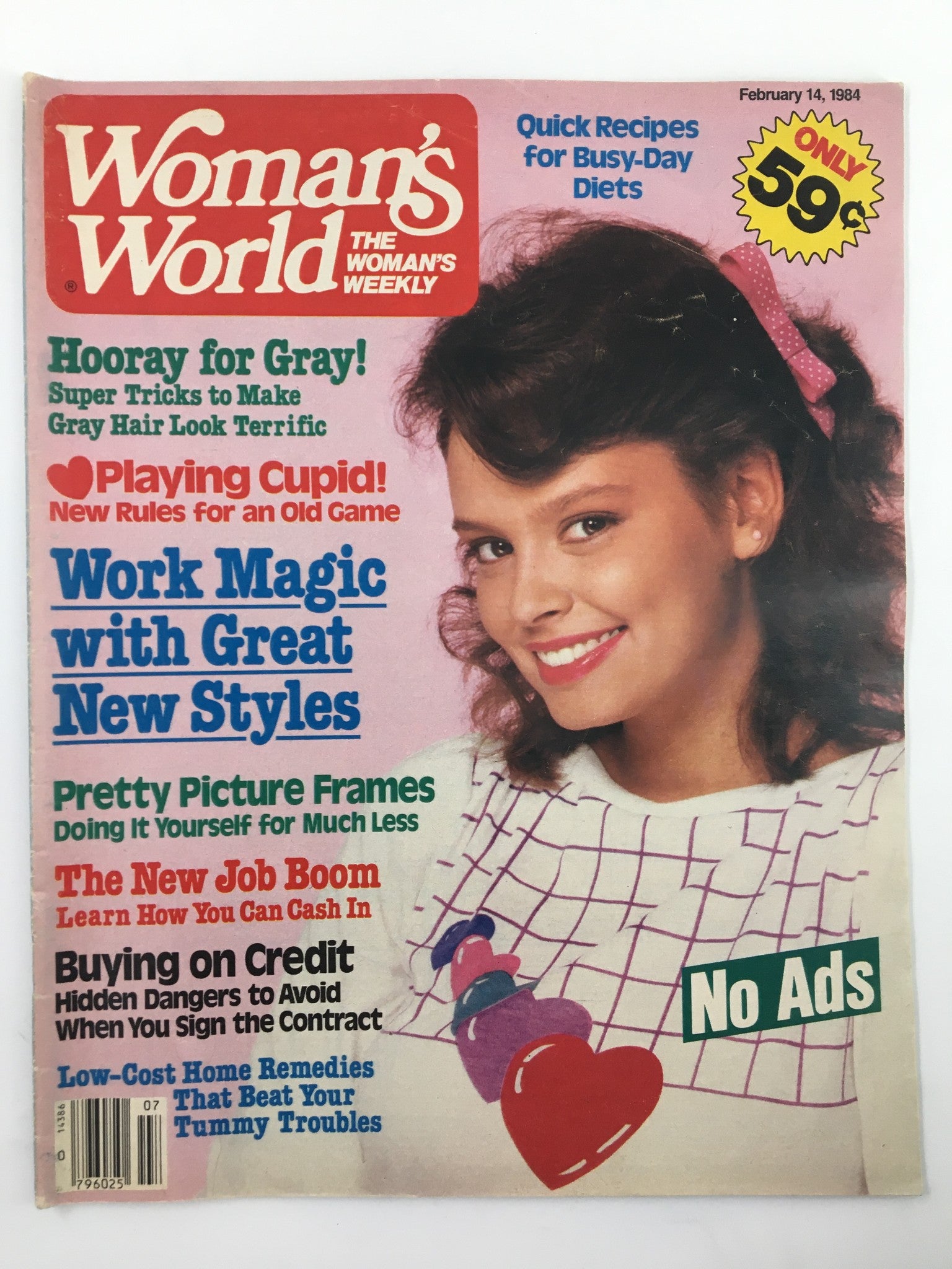 Woman's World Magazine February 14 1984 Work Magic w Great New Styles No Label