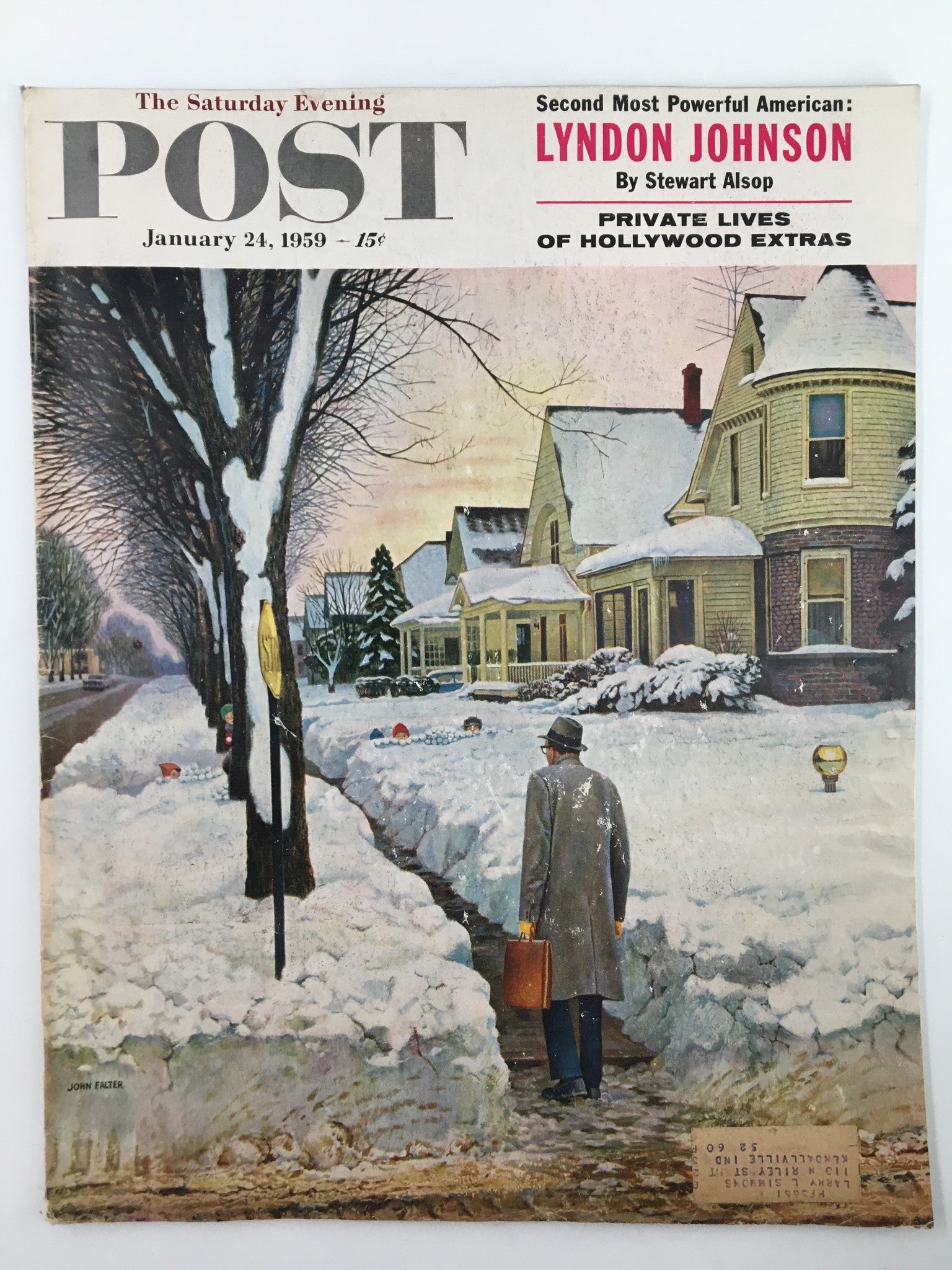 The Saturday Evening Post January 24 1959 2nd Most Powerful Man Lyndon Johnson