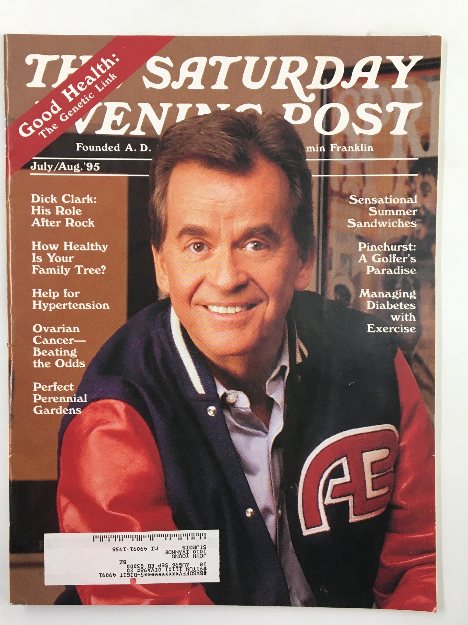 The Saturday Evening Post July 1995 Dick Clark and Help for Hypertension