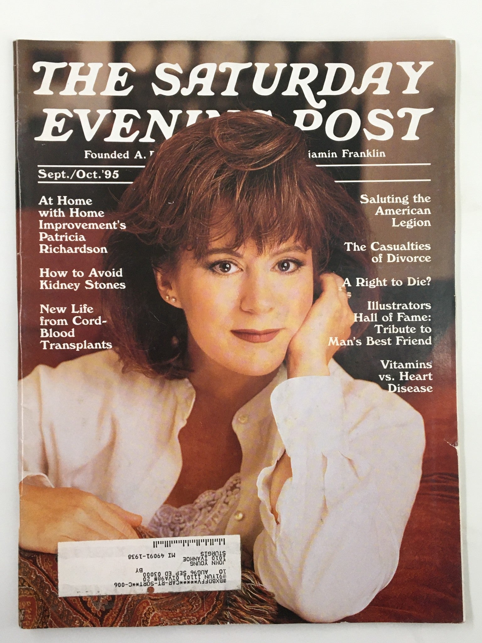 The Saturday Evening Post September 1995 Patricia Richardson & Blood Transplant