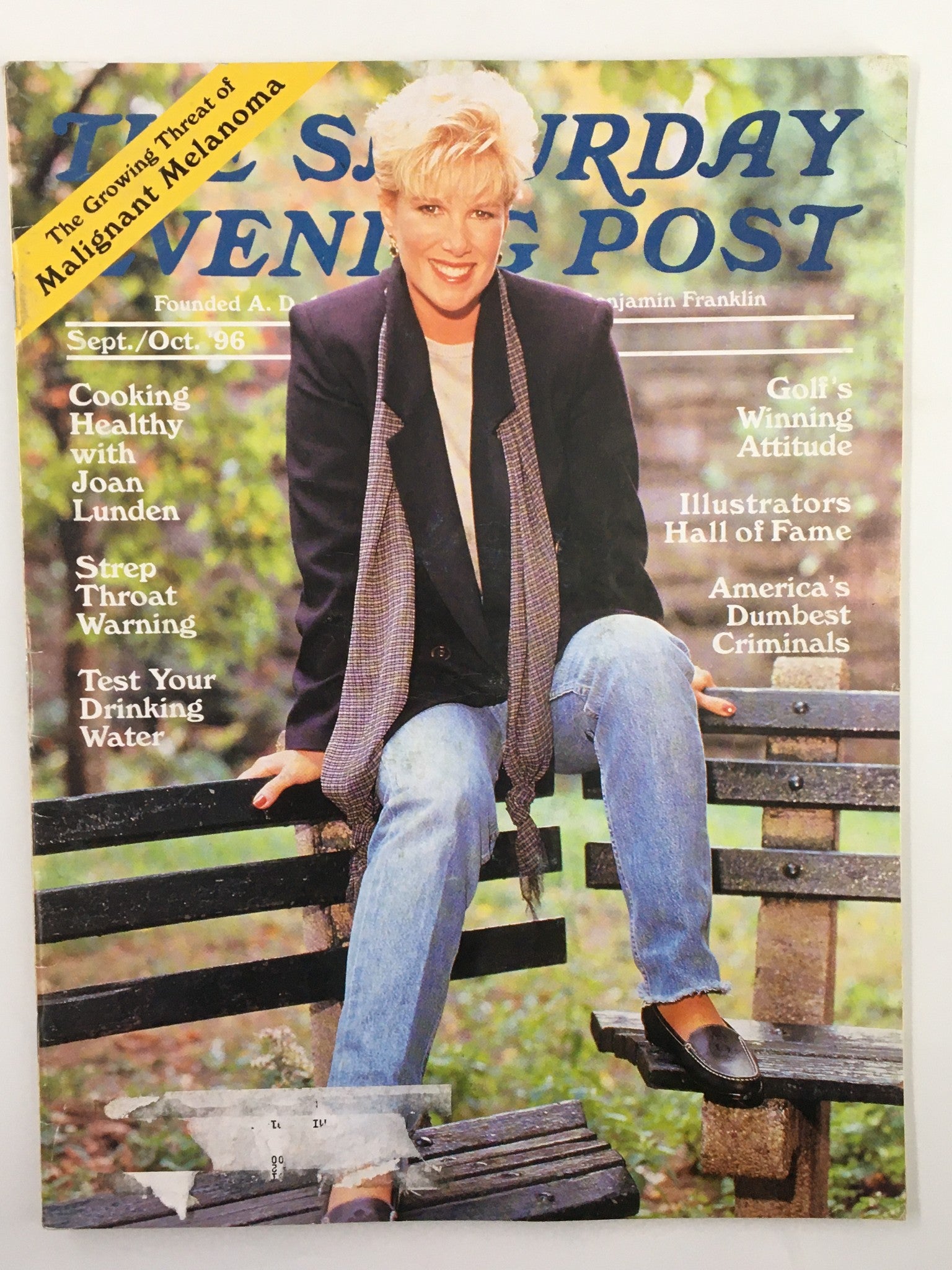 The Saturday Evening Post September 1996 Cooking Healthy with Joan Lunden