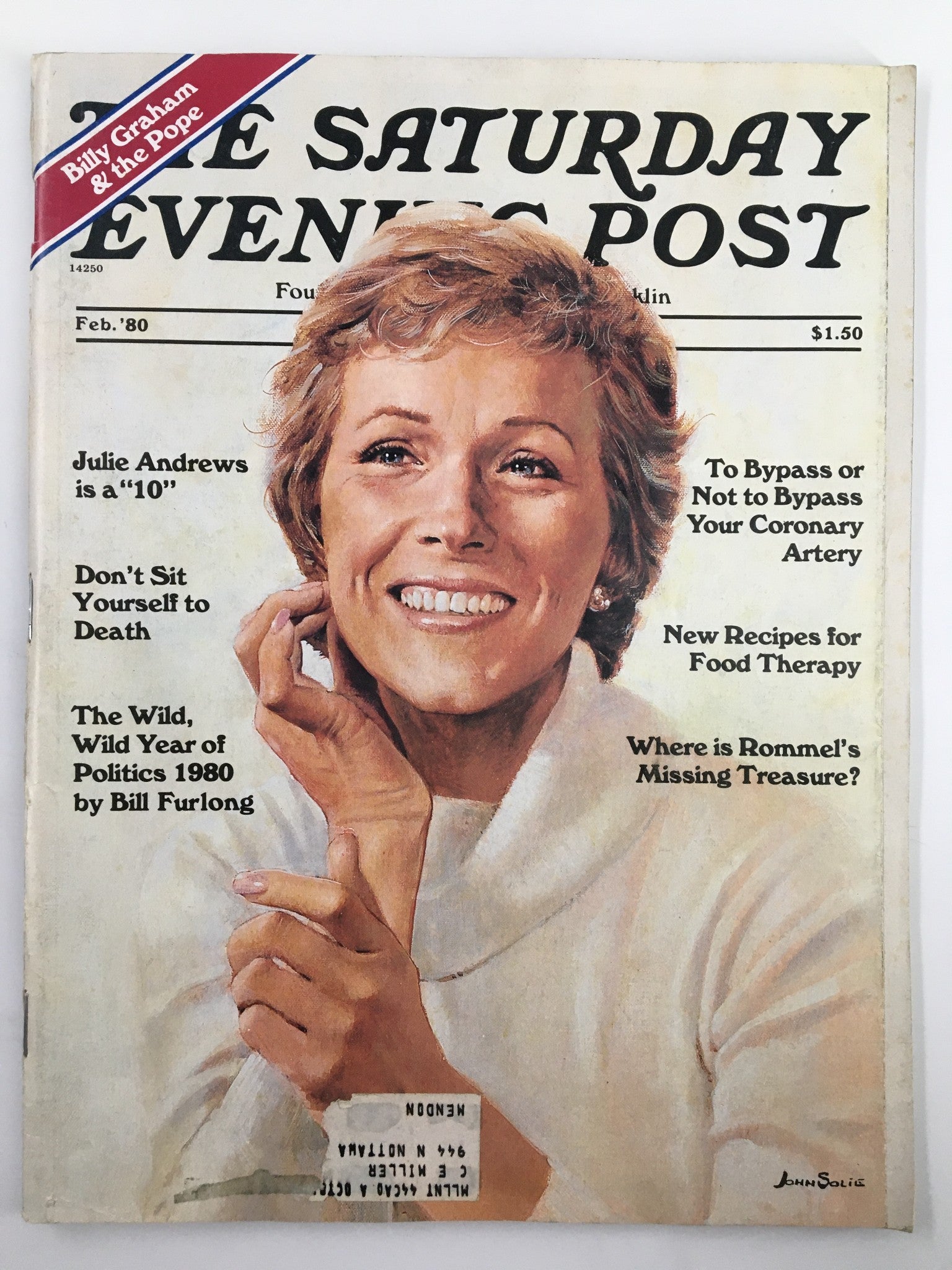 The Saturday Evening Post February 1980 Julie Andrews and Wild Year of Politics