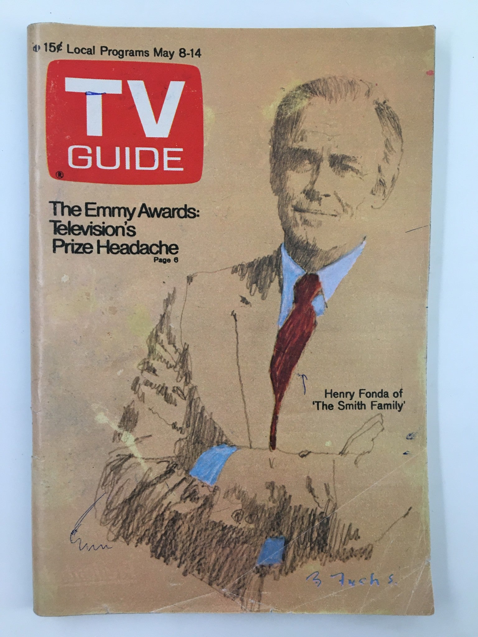 TV Guide Magazine May 8 1971 Henry Fonda No Label New York Metro Edition