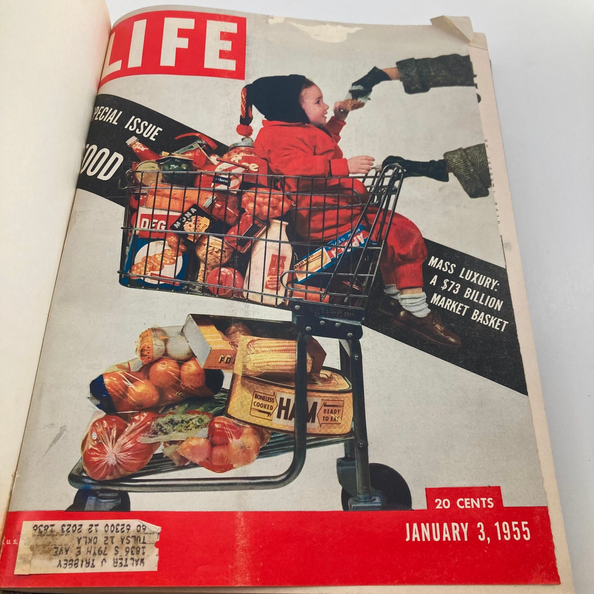 VTG 1955 Bound Life Magazine January, July - August Weekly Issue Ben Hogan