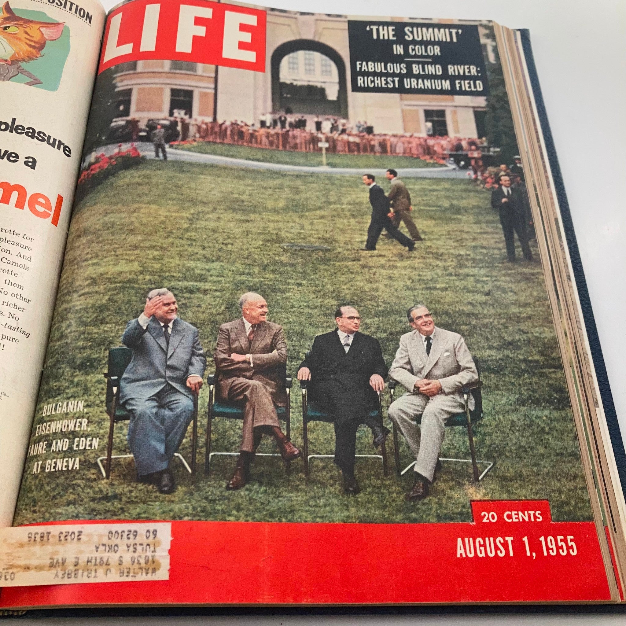 VTG 1955 Bound Life Magazine January, July - August Weekly Issue Ben Hogan