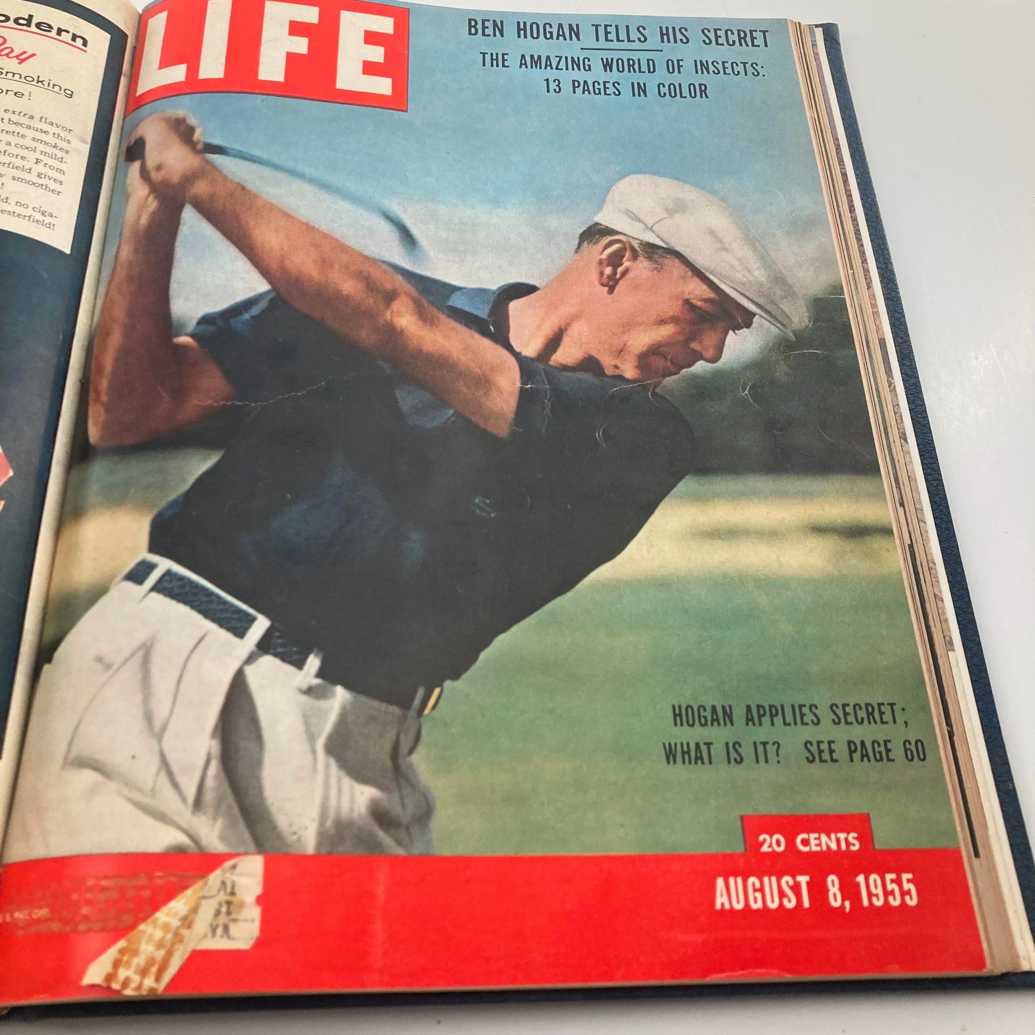 VTG 1955 Bound Life Magazine January, July - August Weekly Issue Ben Hogan