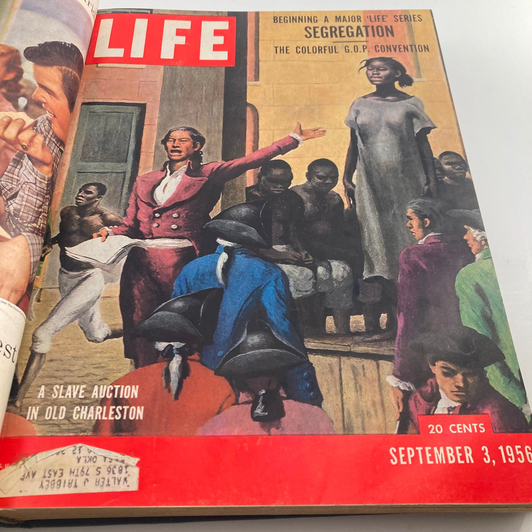 VTG 1956 Bound Life Magazine August - September & October Weekly Incomplete