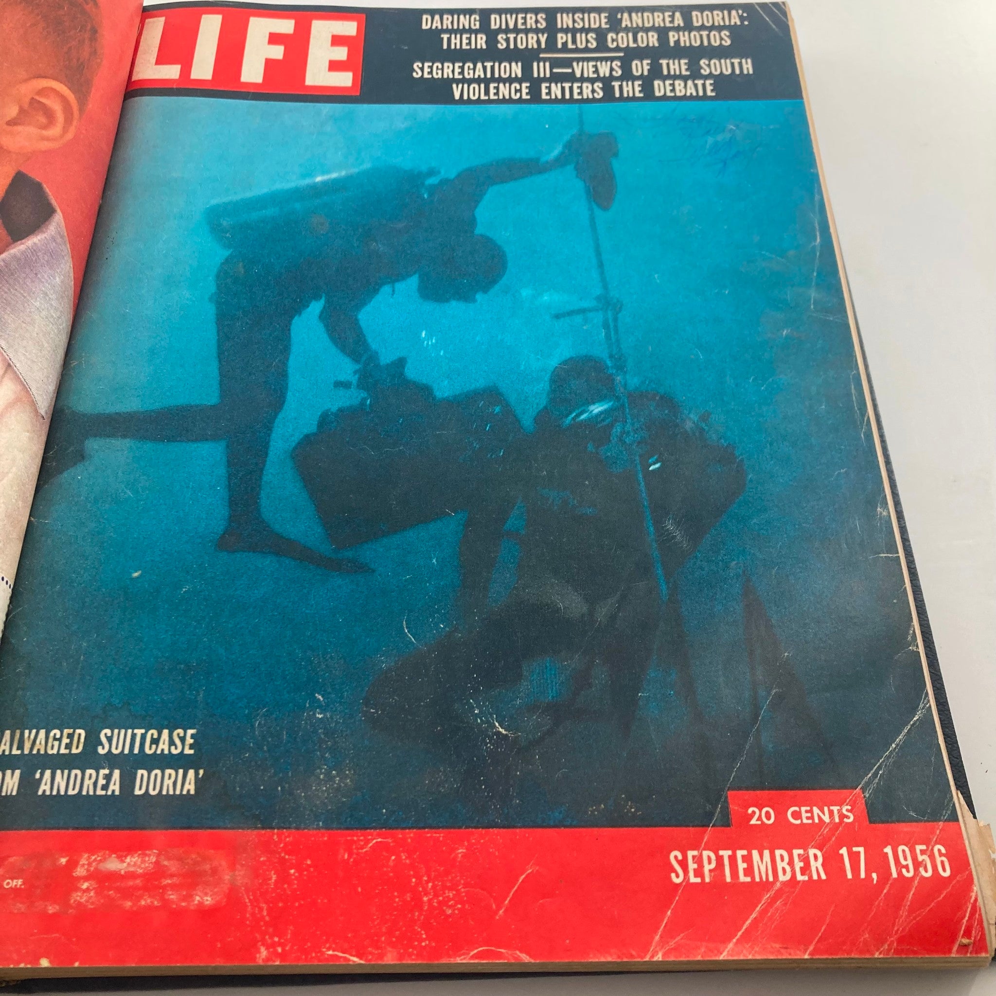 VTG 1956 Bound Life Magazine August - September & October Weekly Incomplete