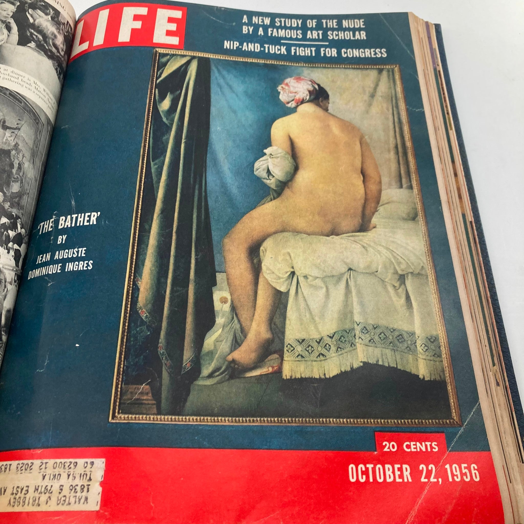 VTG 1956 Bound Life Magazine August - September & October Weekly Incomplete