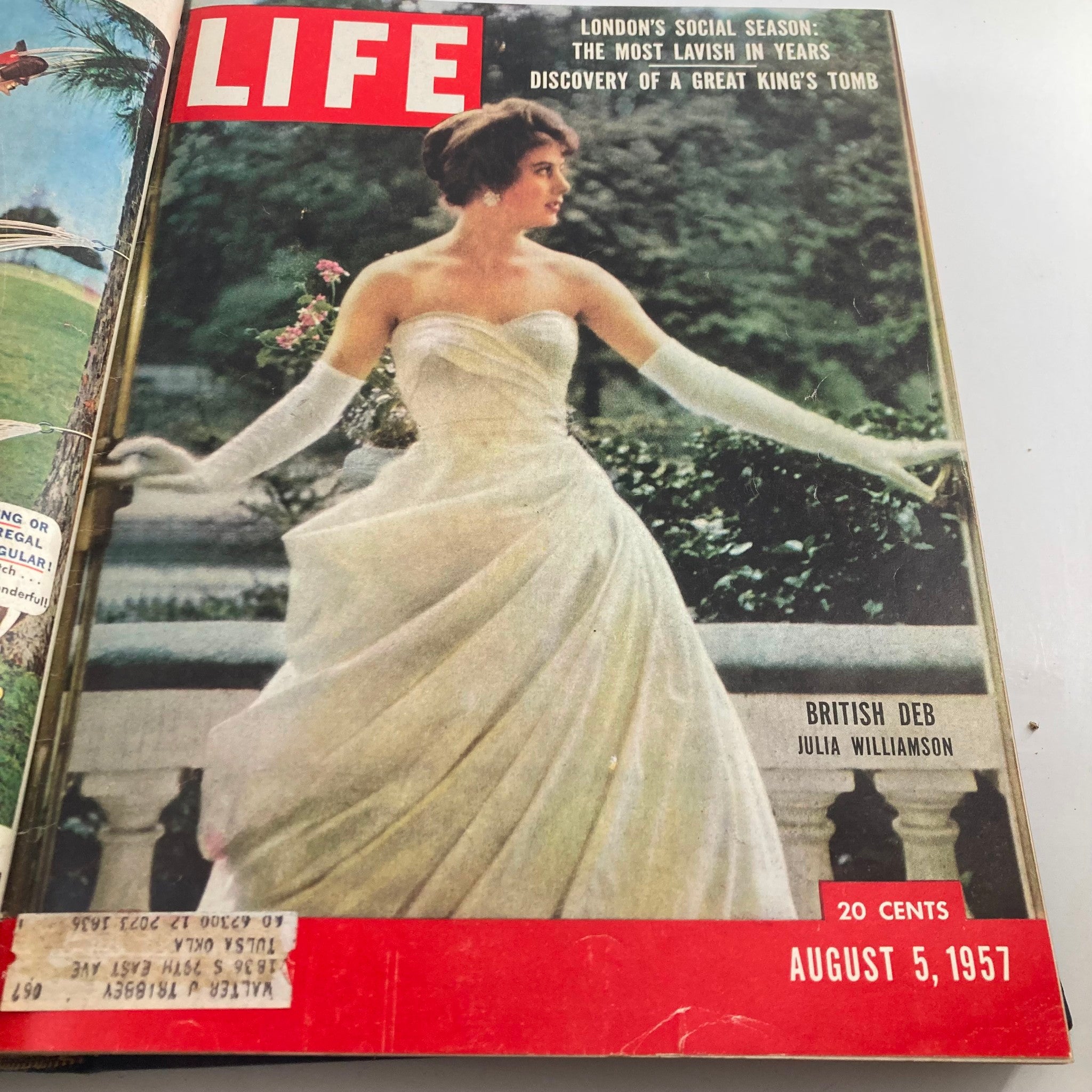 VTG 1957 Bound Life Magazine July - September & December Weekly Issue Incomplete