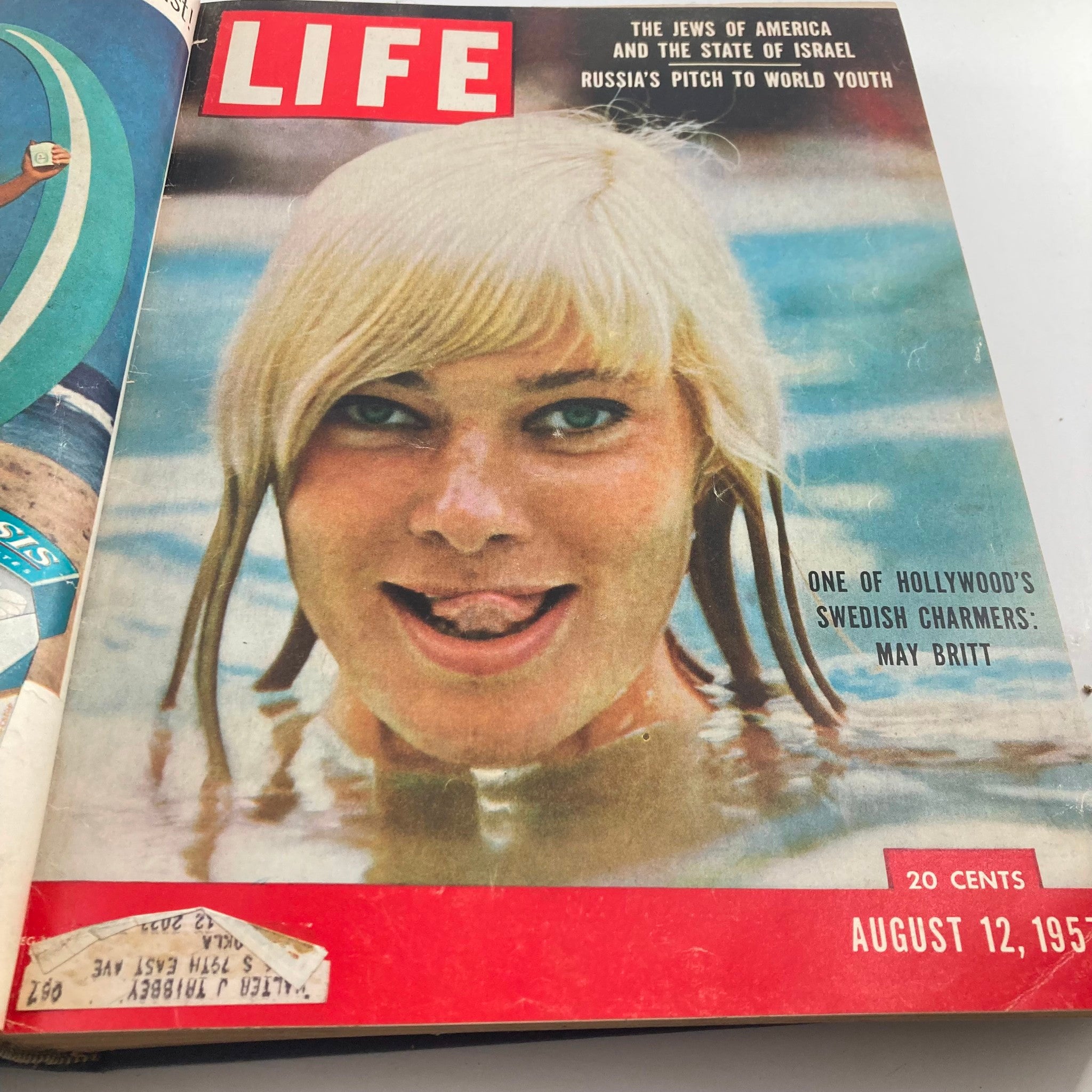 VTG 1957 Bound Life Magazine July - September & December Weekly Issue Incomplete