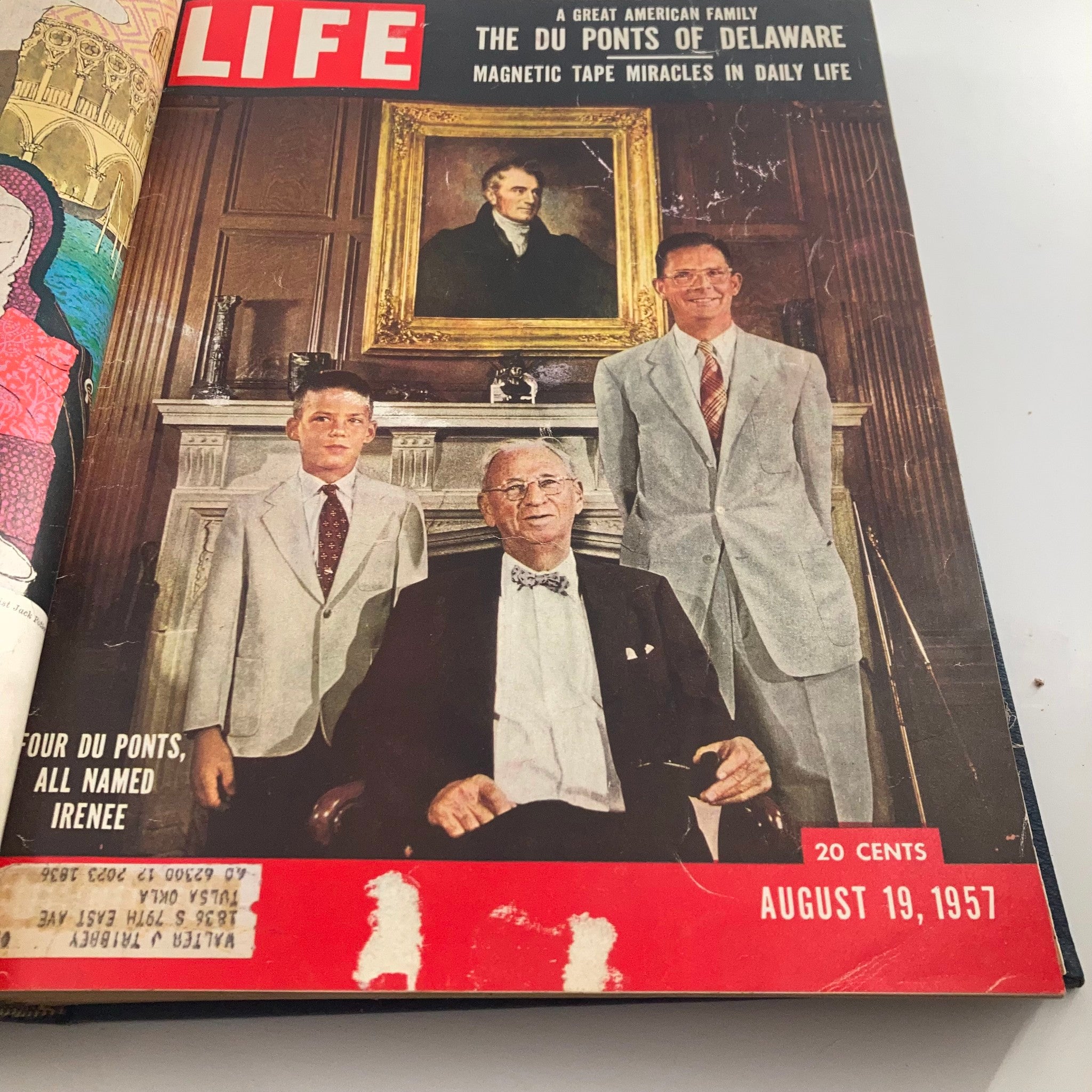 VTG 1957 Bound Life Magazine July - September & December Weekly Issue Incomplete