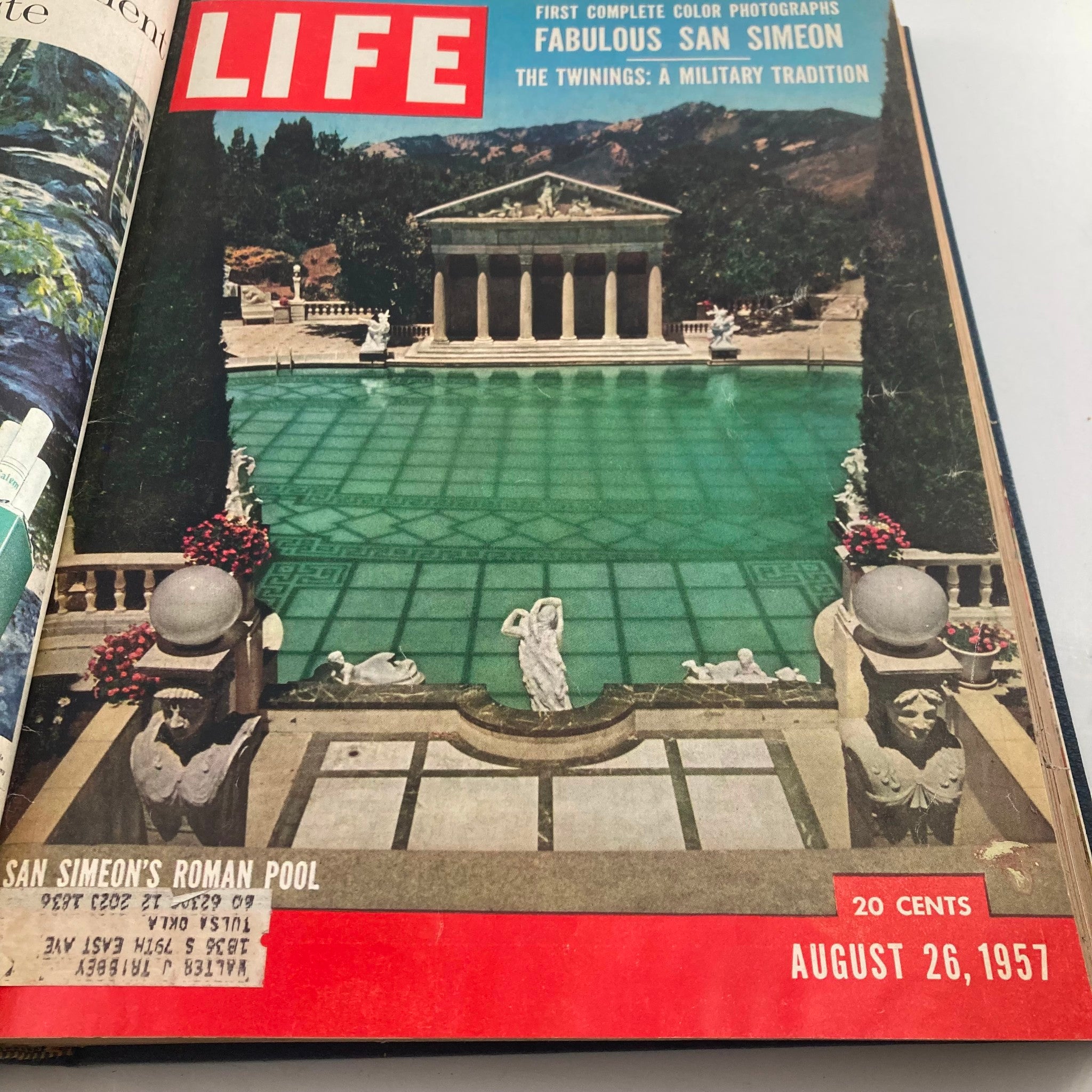 VTG 1957 Bound Life Magazine July - September & December Weekly Issue Incomplete