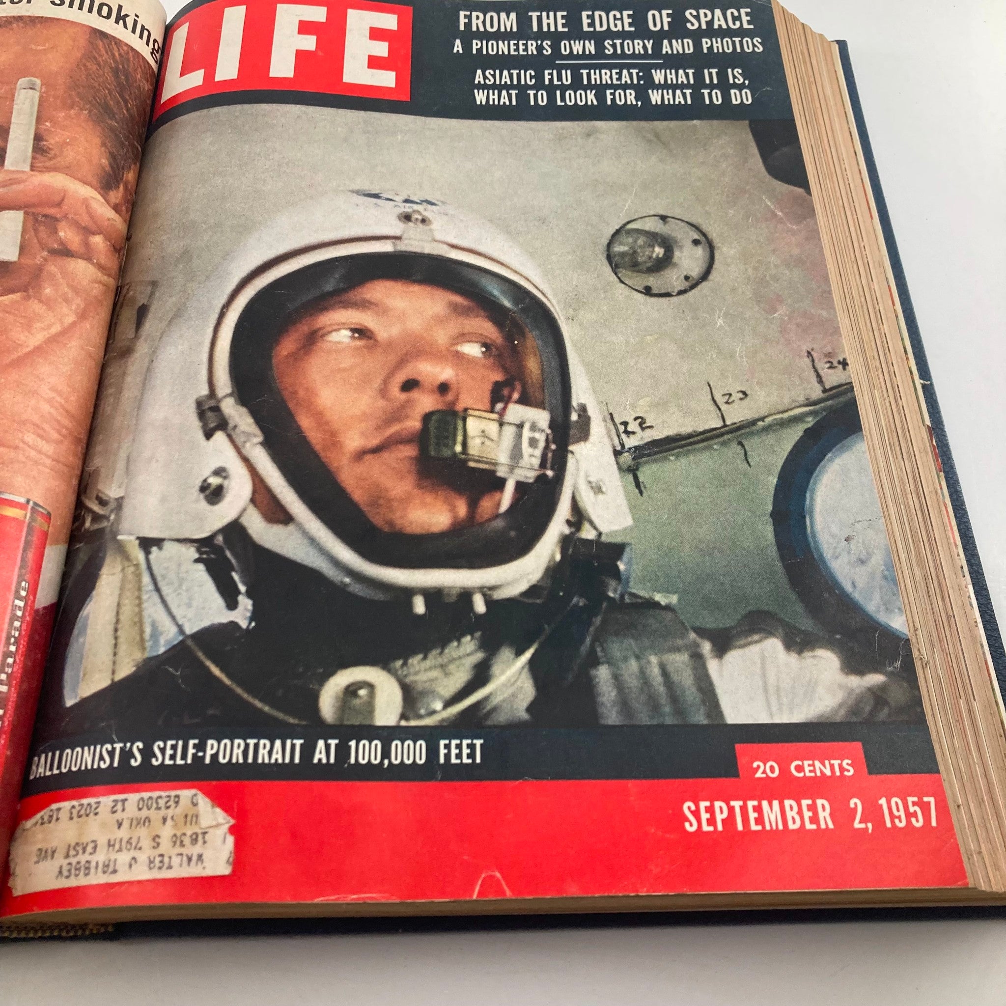 VTG 1957 Bound Life Magazine July - September & December Weekly Issue Incomplete