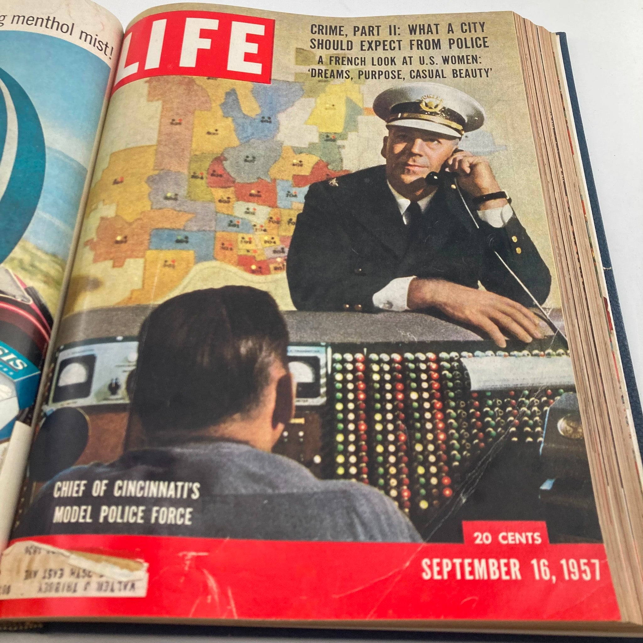 VTG 1957 Bound Life Magazine July - September & December Weekly Issue Incomplete