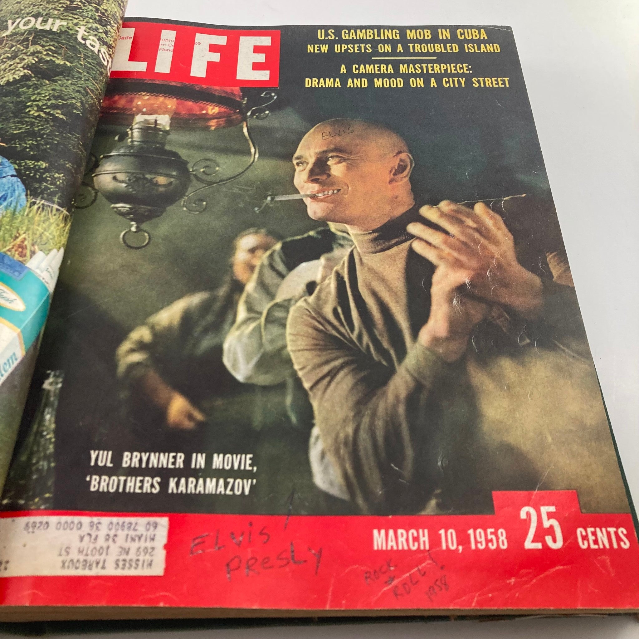 VTG 1958 Bound Life Magazine March - April Weekly Issue Covers Missing