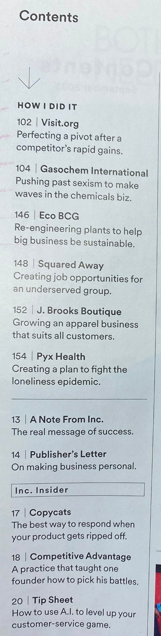 BusinessWeek Magazine September 2023 Secrets of Success from 123 Entrepreneurs