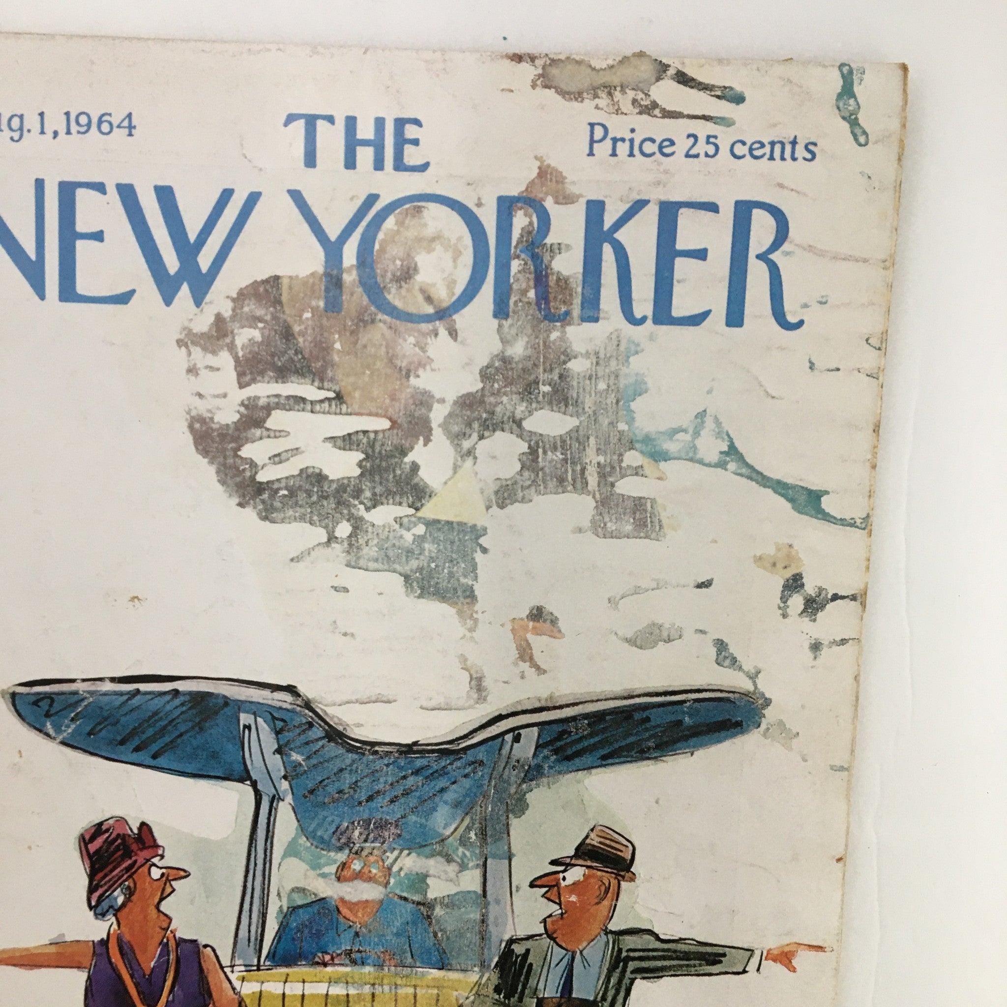 The New Yorker Magazine August 1 1964 Full Cover Theme by Frank Modell No Label